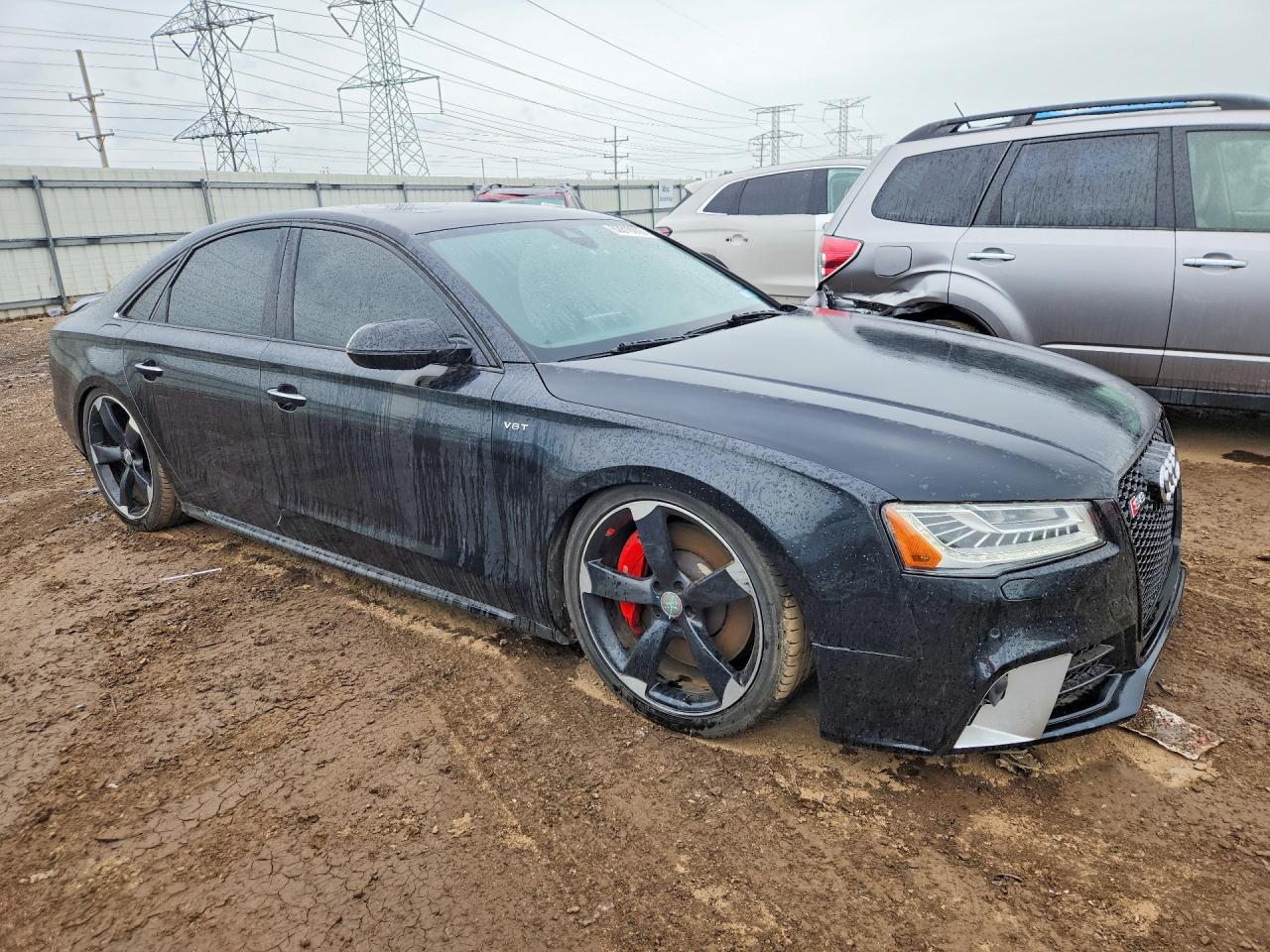 2015 Audi S8 Quattro Black vin: WAUK2AFD5FN015248
