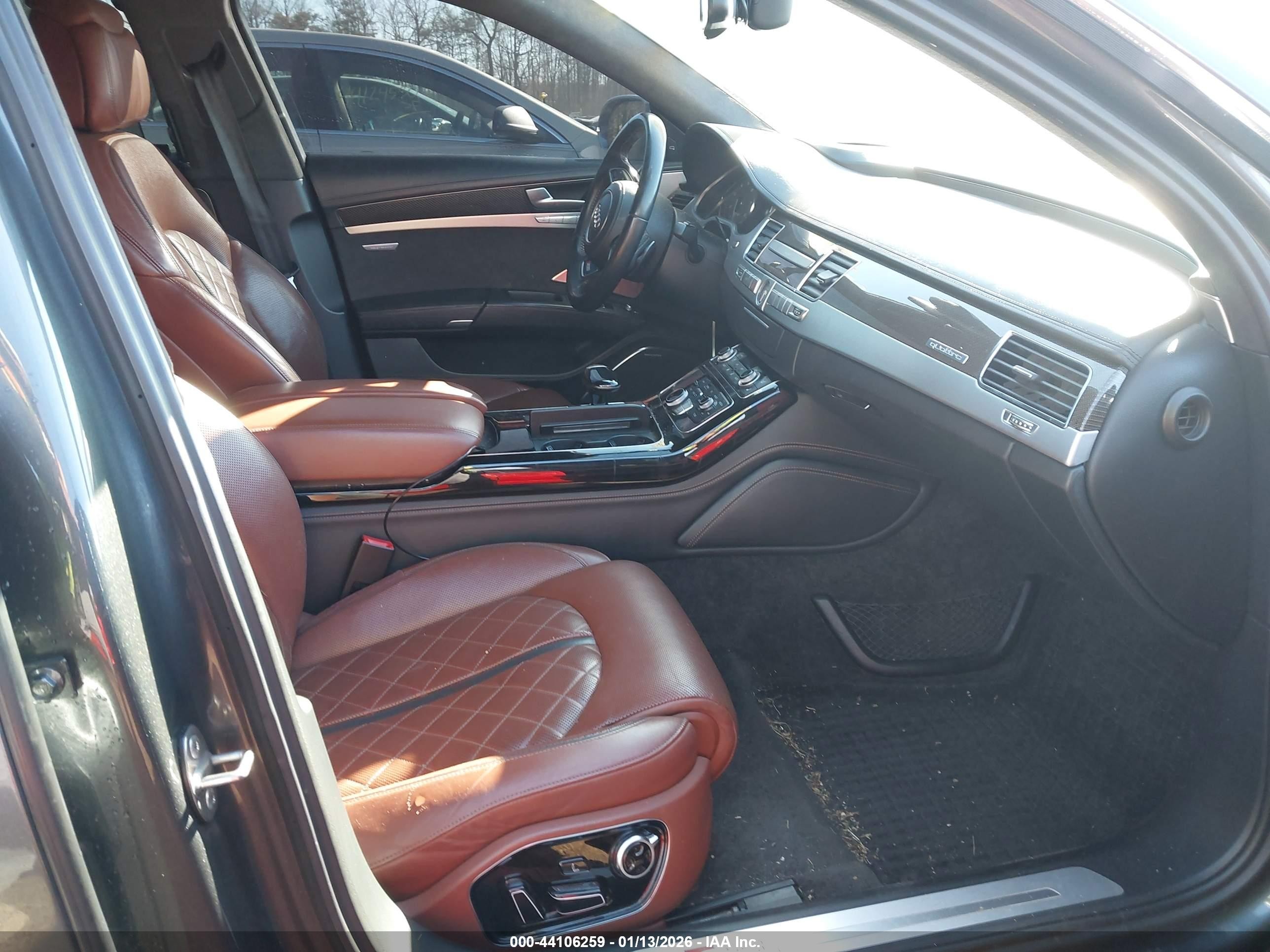 2015 Audi S8 4.0t Gray vin: WAUK2AFD9FN008271
