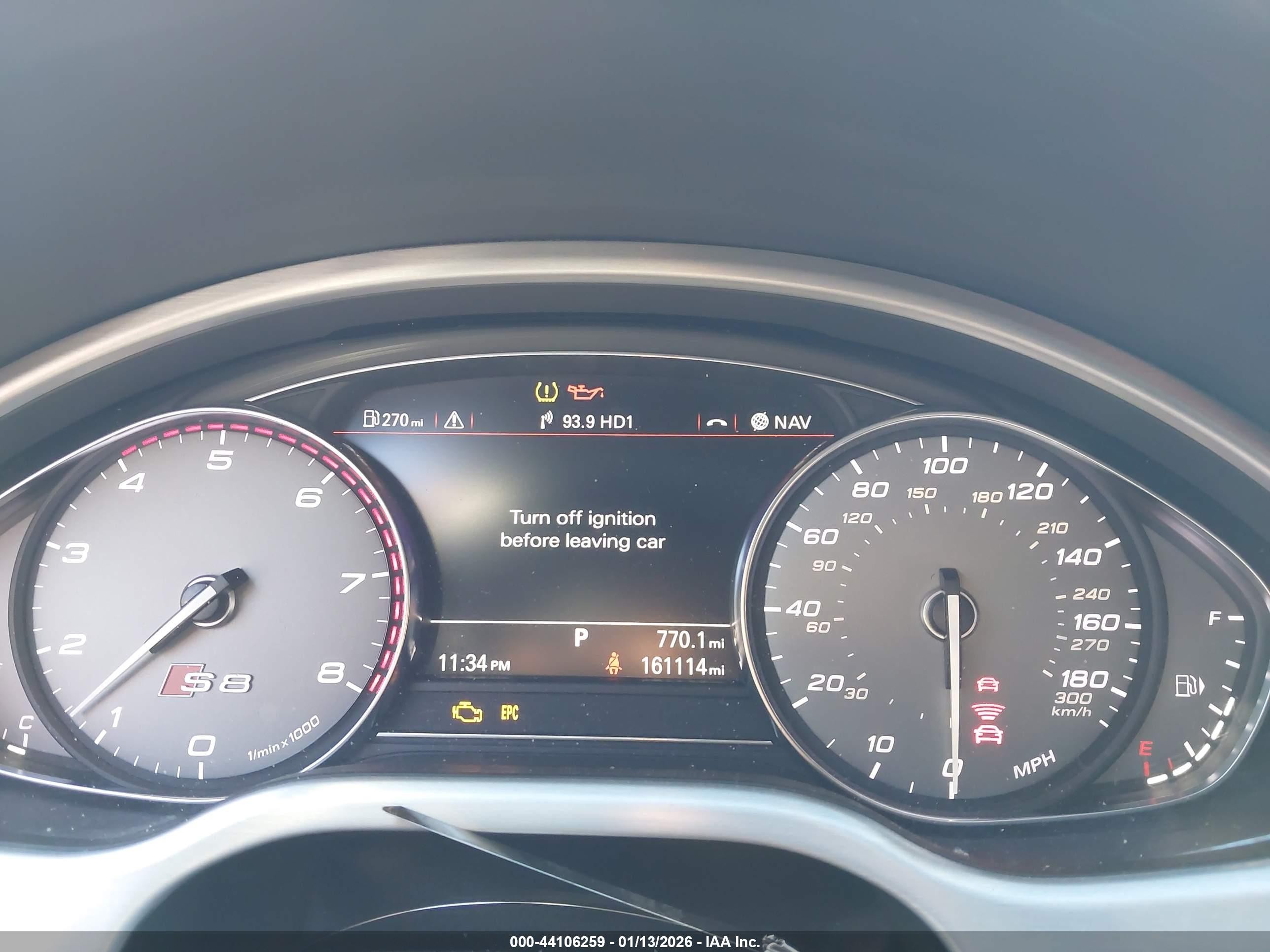 2015 Audi S8 4.0t Gray vin: WAUK2AFD9FN008271
