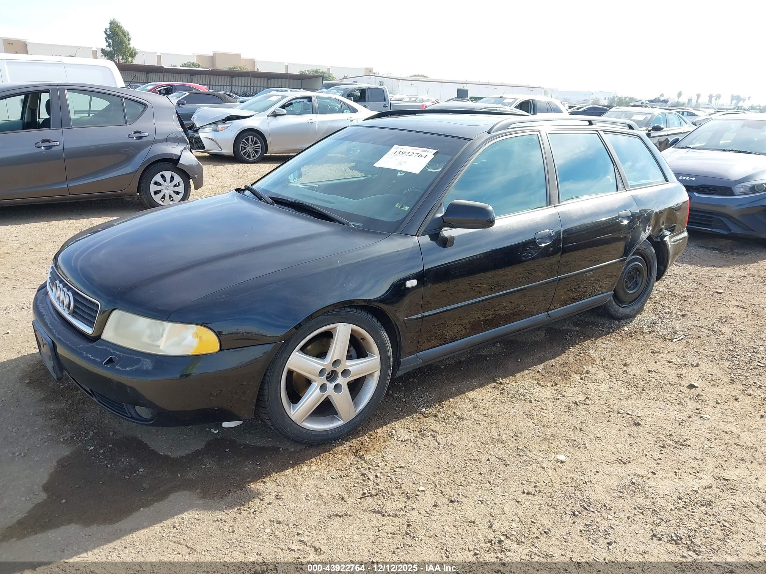 2000 Audi A4 1.8t Avant Black vin: WAUKC68D6YA149560