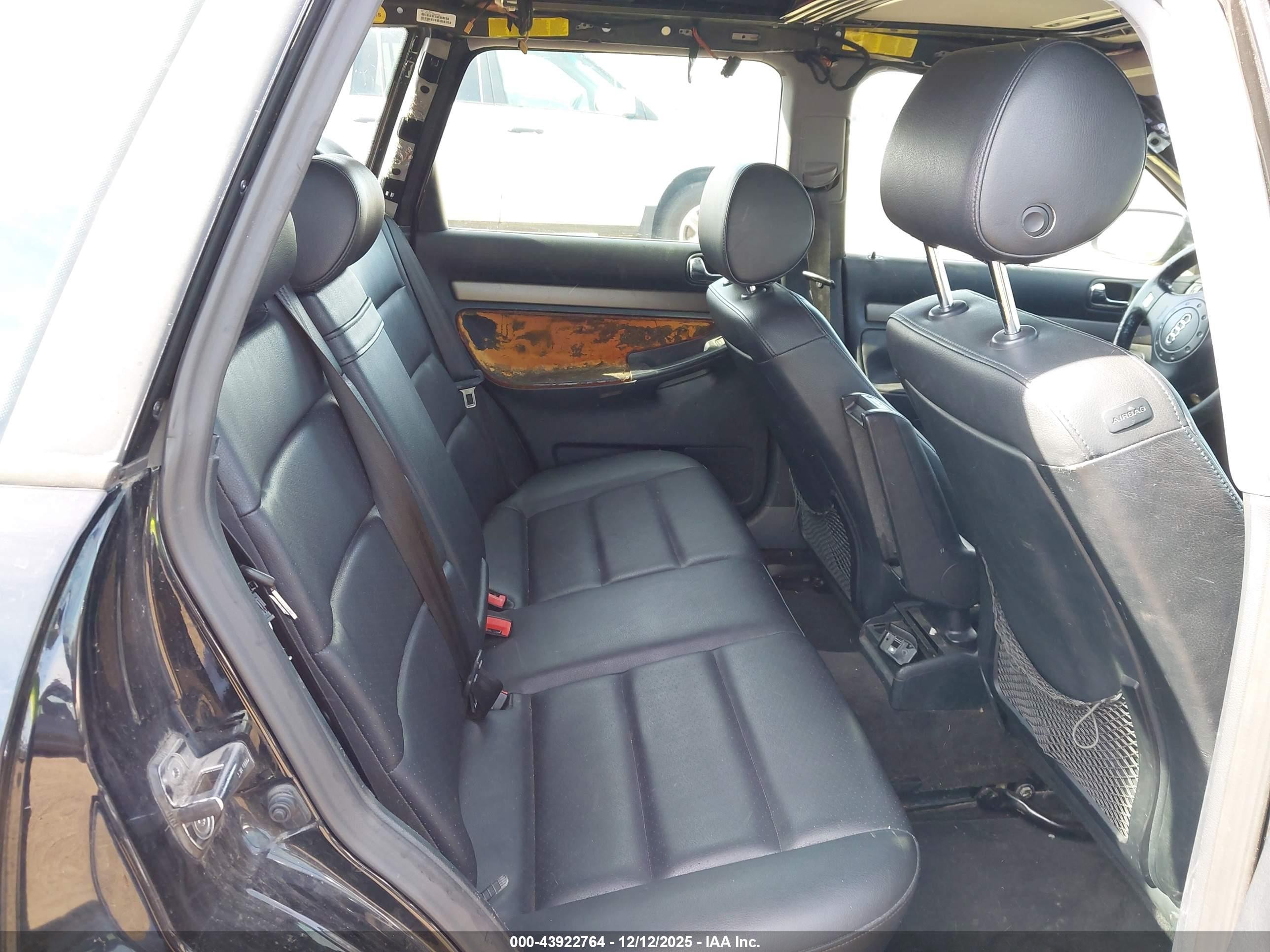 2000 Audi A4 1.8t Avant Black vin: WAUKC68D6YA149560