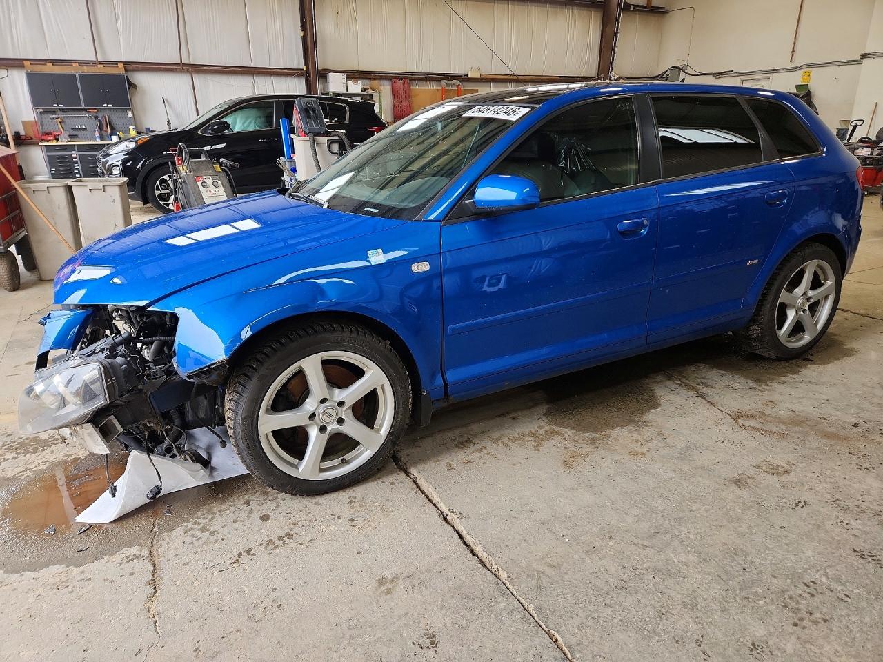 2008 Audi A3 S-line 3.2 Quattro Blue vin: WAUKD68P18A172266