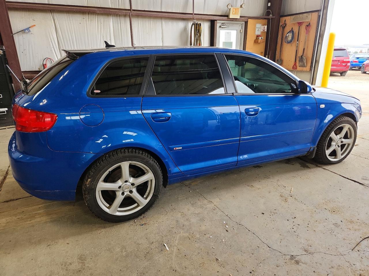 2008 Audi A3 S-line 3.2 Quattro Blue vin: WAUKD68P18A172266