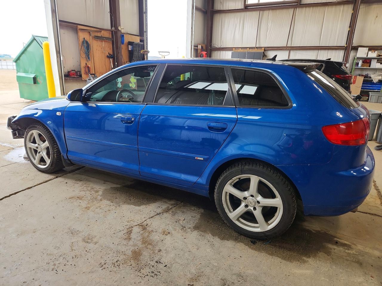 2008 Audi A3 S-line 3.2 Quattro Blue vin: WAUKD68P18A172266