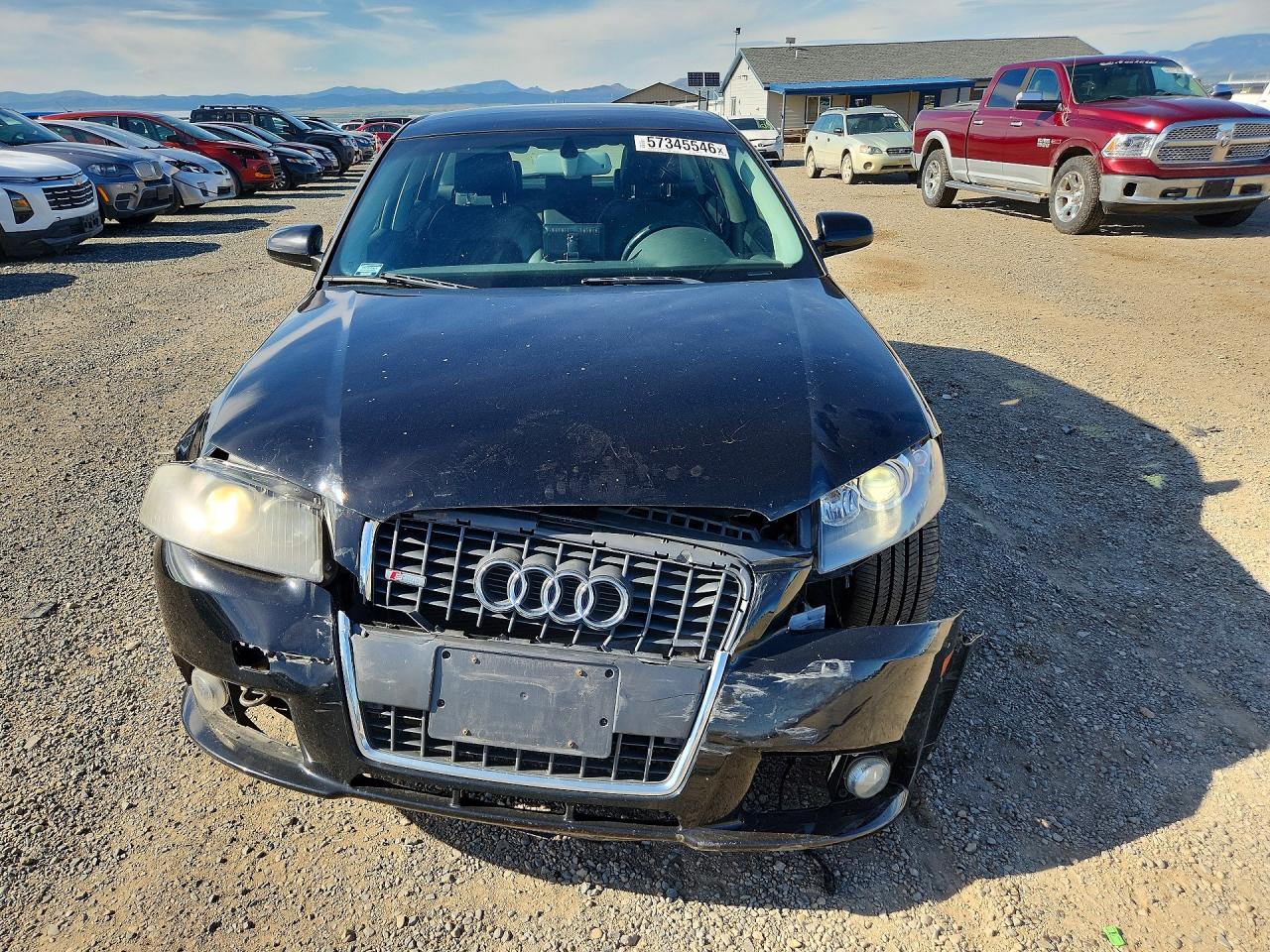 2008 Audi A3 S-line 3.2 Quattro Black vin: WAUKD78P98A013856