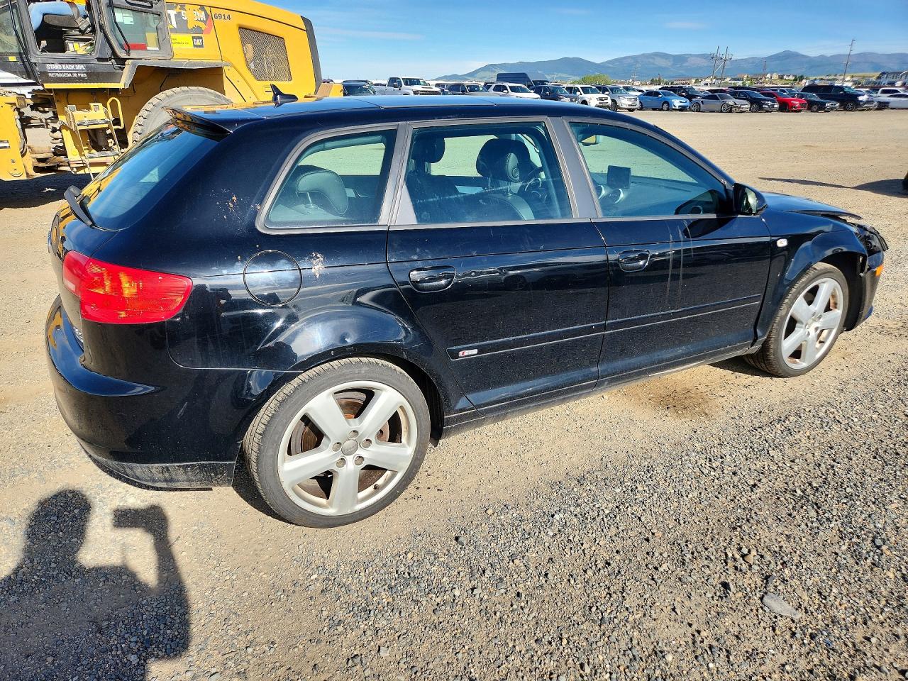 2008 Audi A3 S-line 3.2 Quattro Black vin: WAUKD78P98A013856