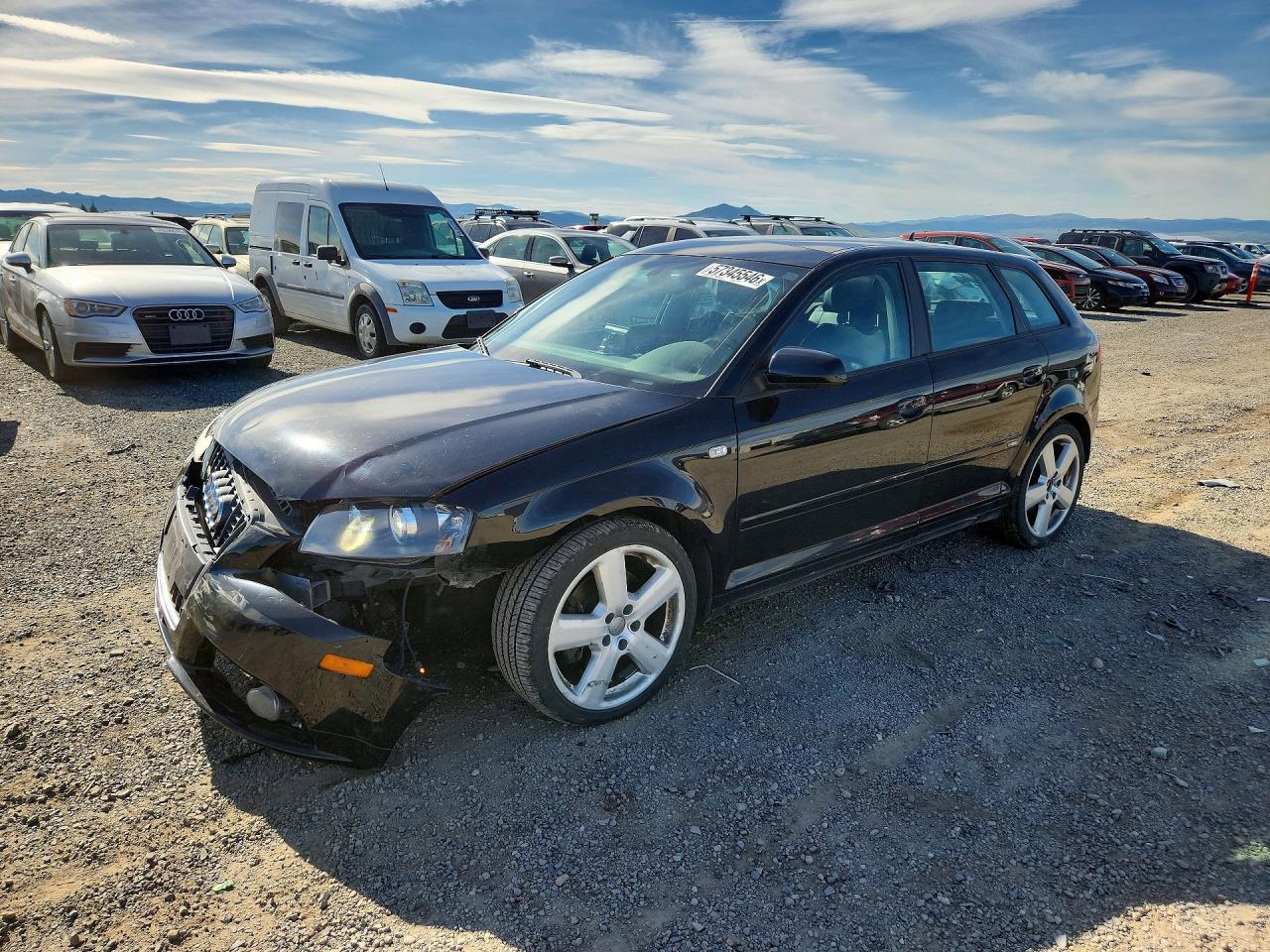 2008 Audi A3 S-line 3.2 Quattro Черный vin: WAUKD78P98A013856
