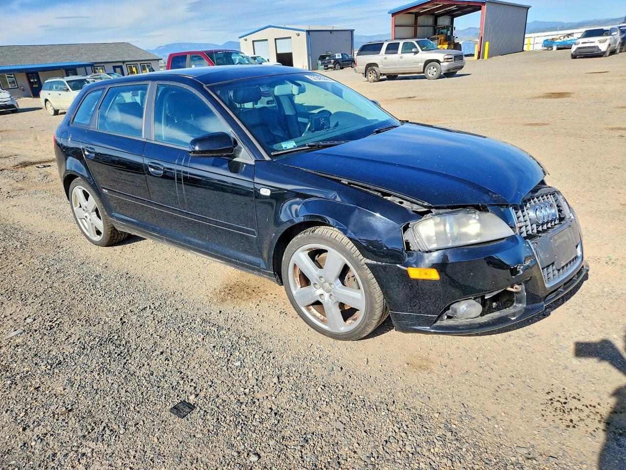 2008 Audi A3 S-line 3.2 Quattro Black vin: WAUKD78P98A013856