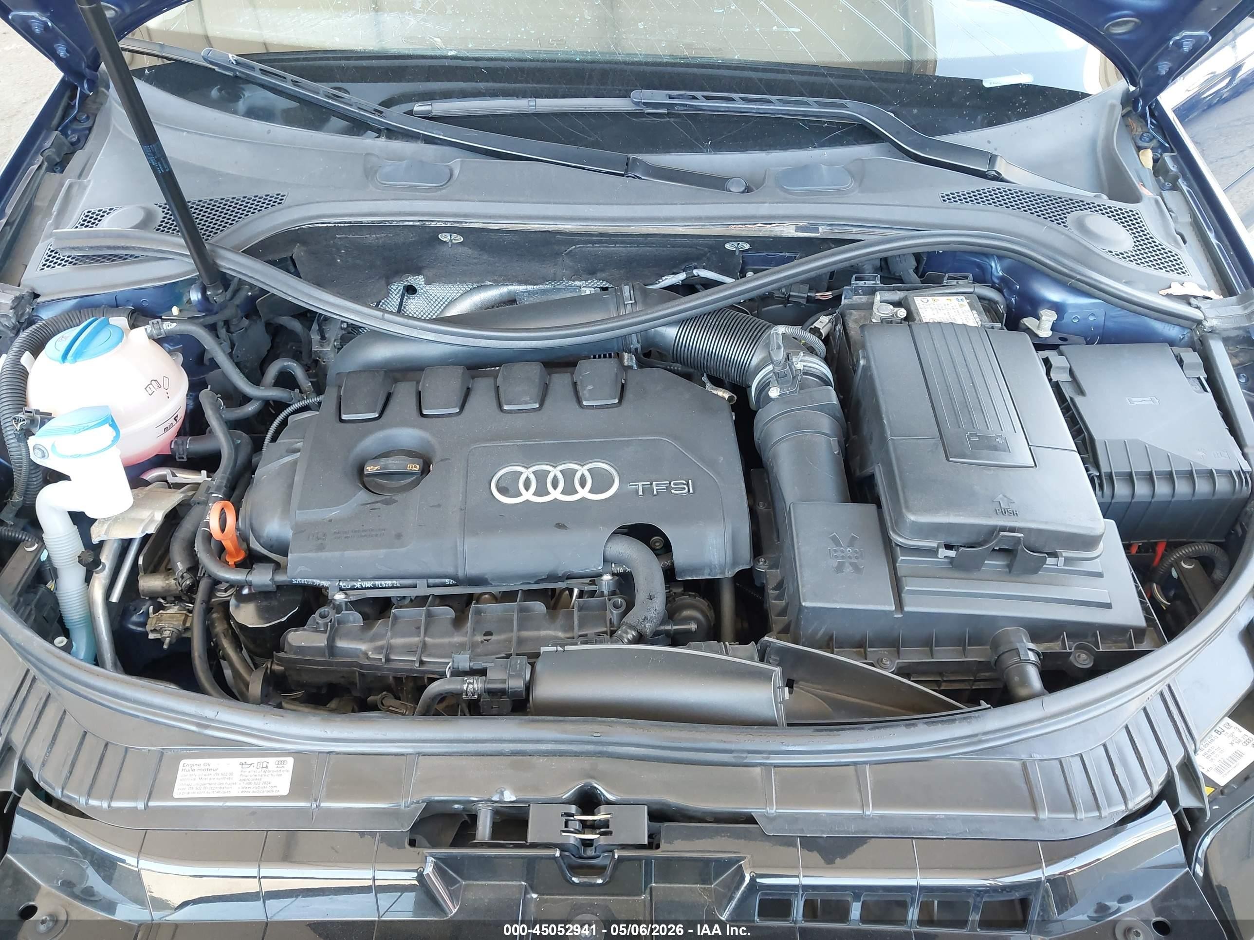 2013 Audi A3 2.0t Premium Dark Blue vin: WAUKEAFM8DA000657