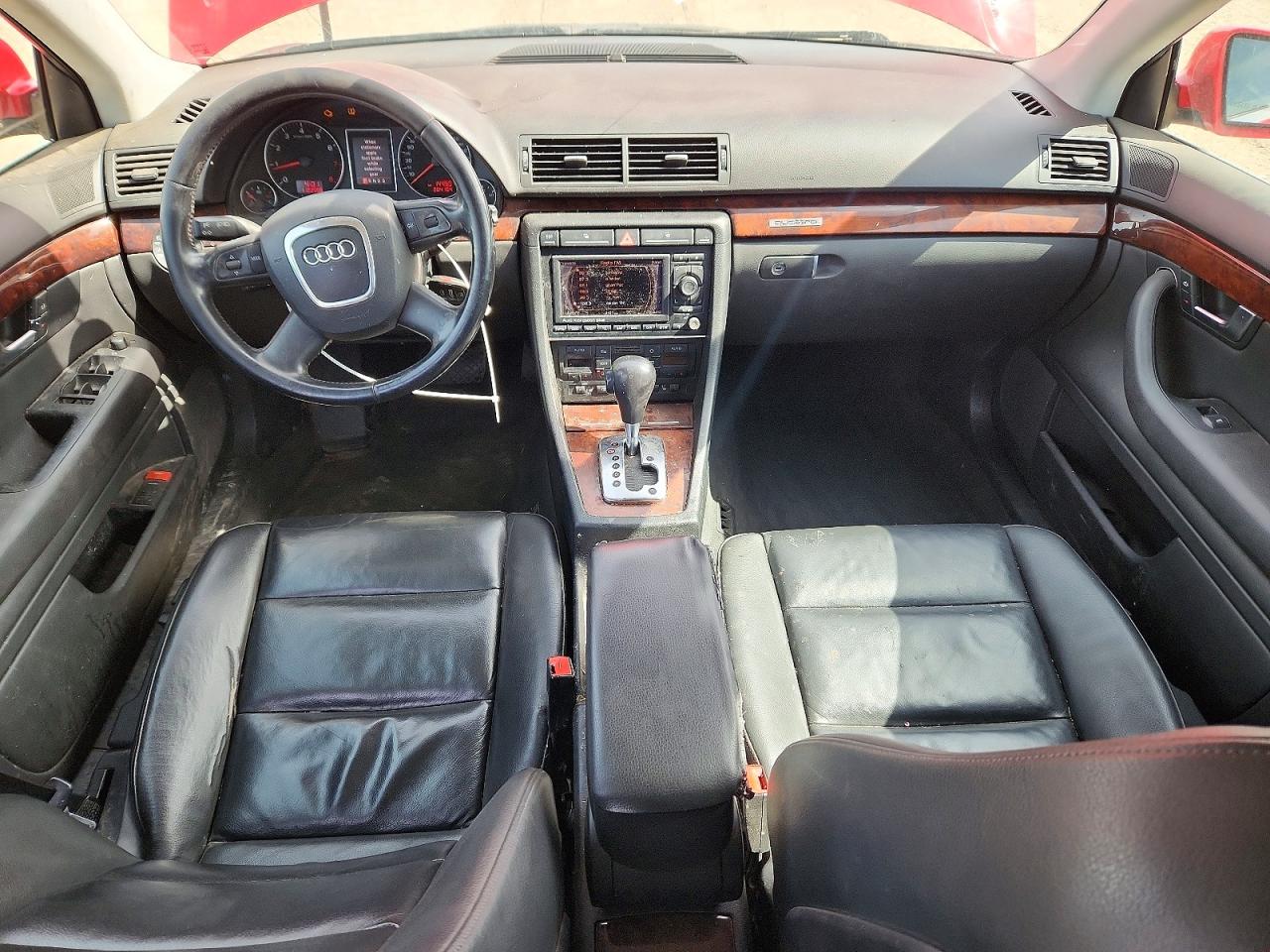 2008 Audi A4 2.0t Avant Quattro Red vin: WAUKF68E98A145230