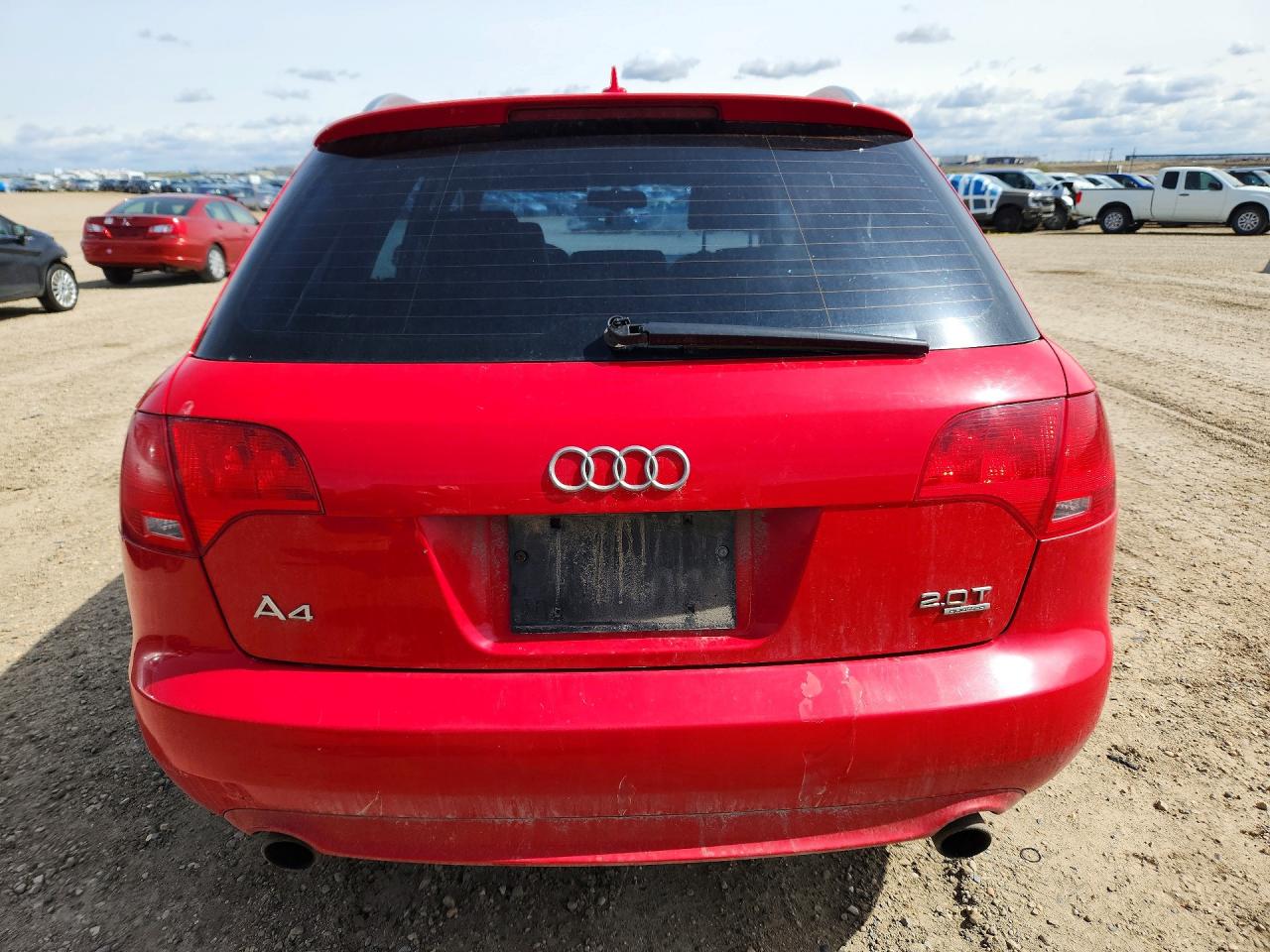2008 Audi A4 2.0t Avant Quattro Red vin: WAUKF68E98A145230