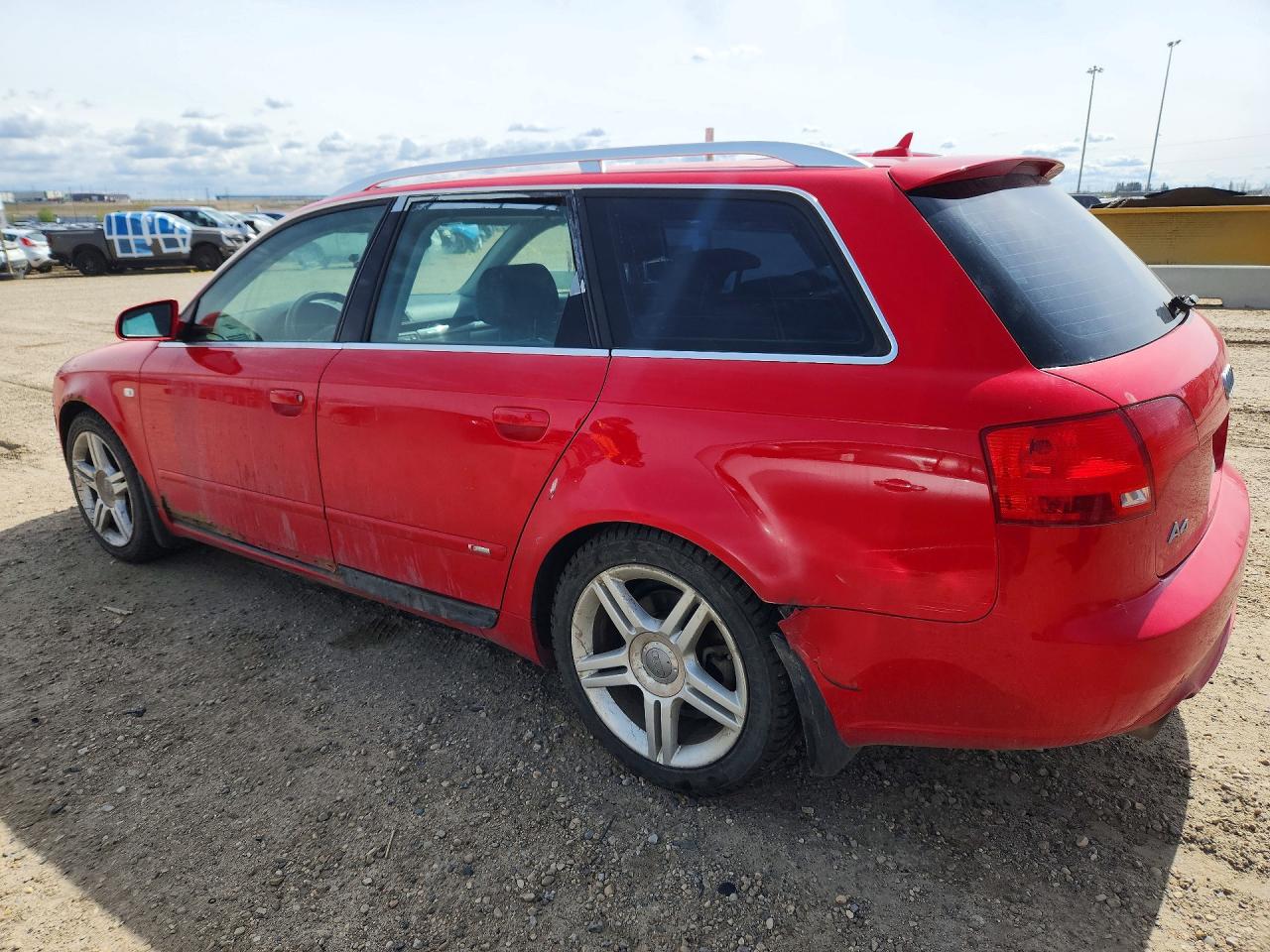 2008 Audi A4 2.0t Avant Quattro Red vin: WAUKF68E98A145230
