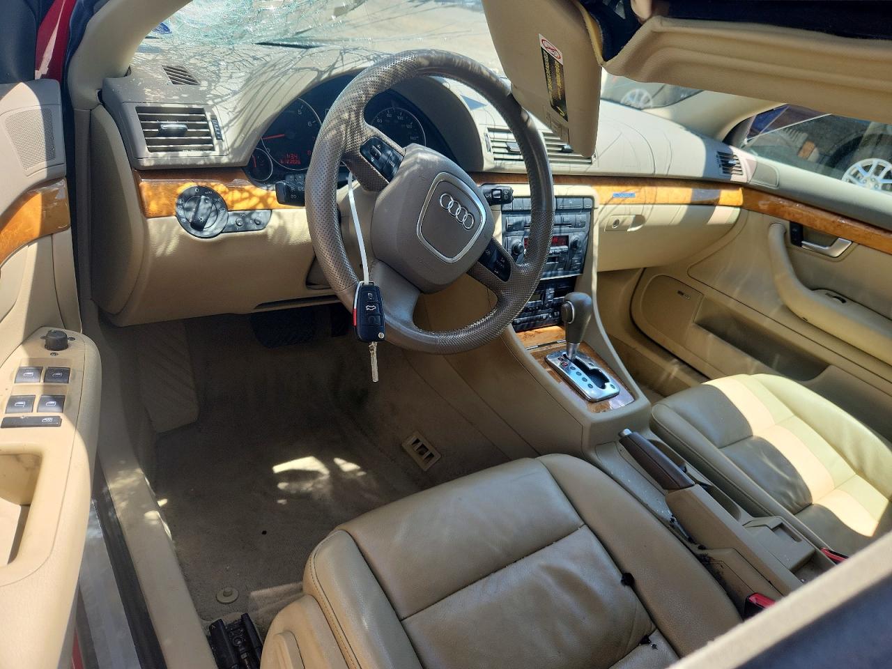 2006 Audi A4 2.0t Avant Quattro Red vin: WAUKF78E06A269857