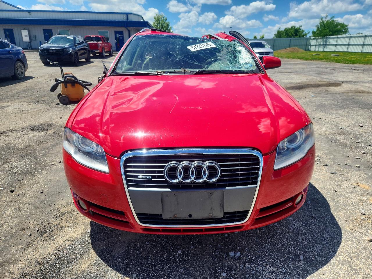 2006 Audi A4 2.0t Avant Quattro Red vin: WAUKF78E06A269857