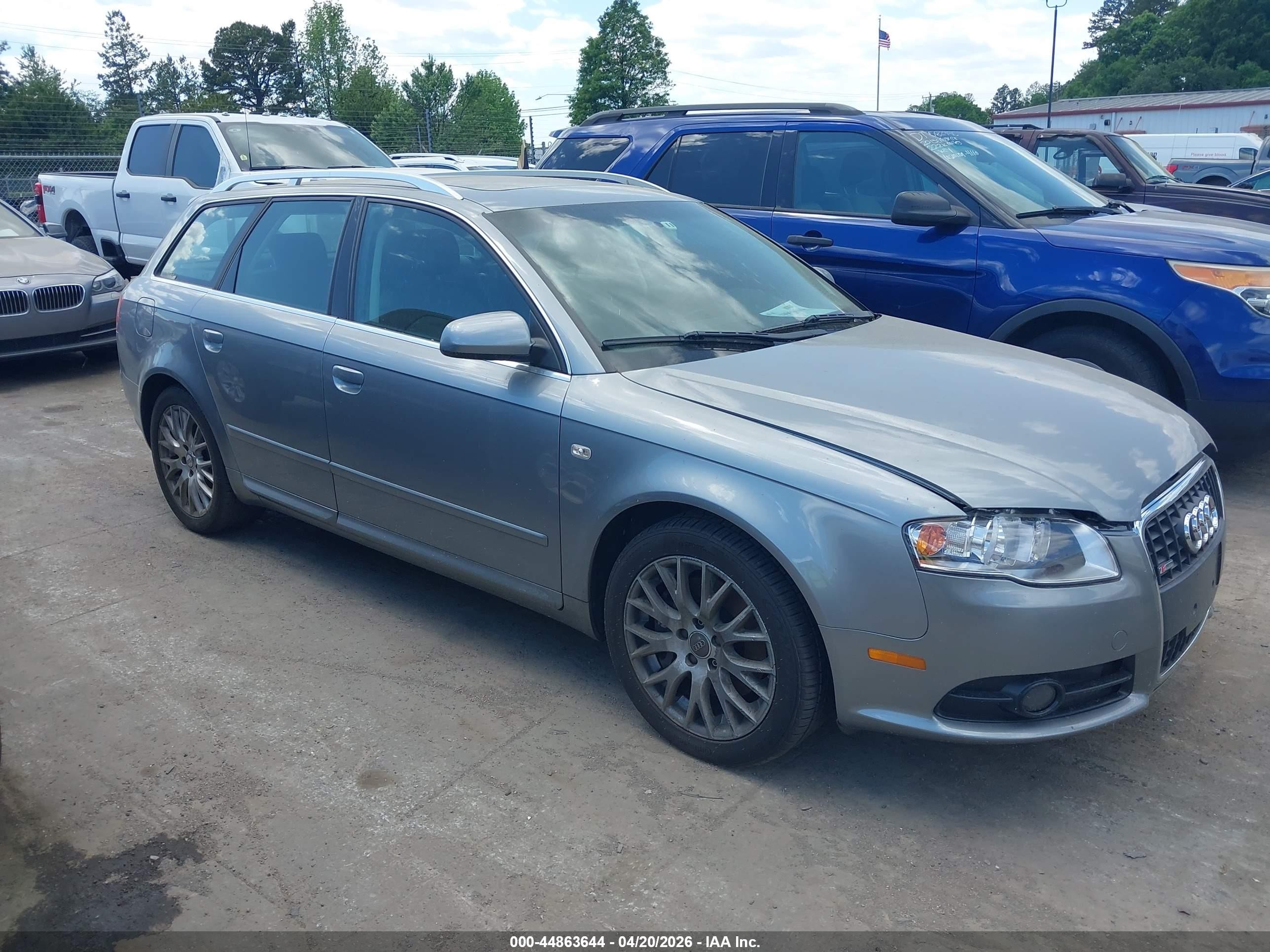 2008 Audi A4   Silver vin: WAUKF78E28A167690