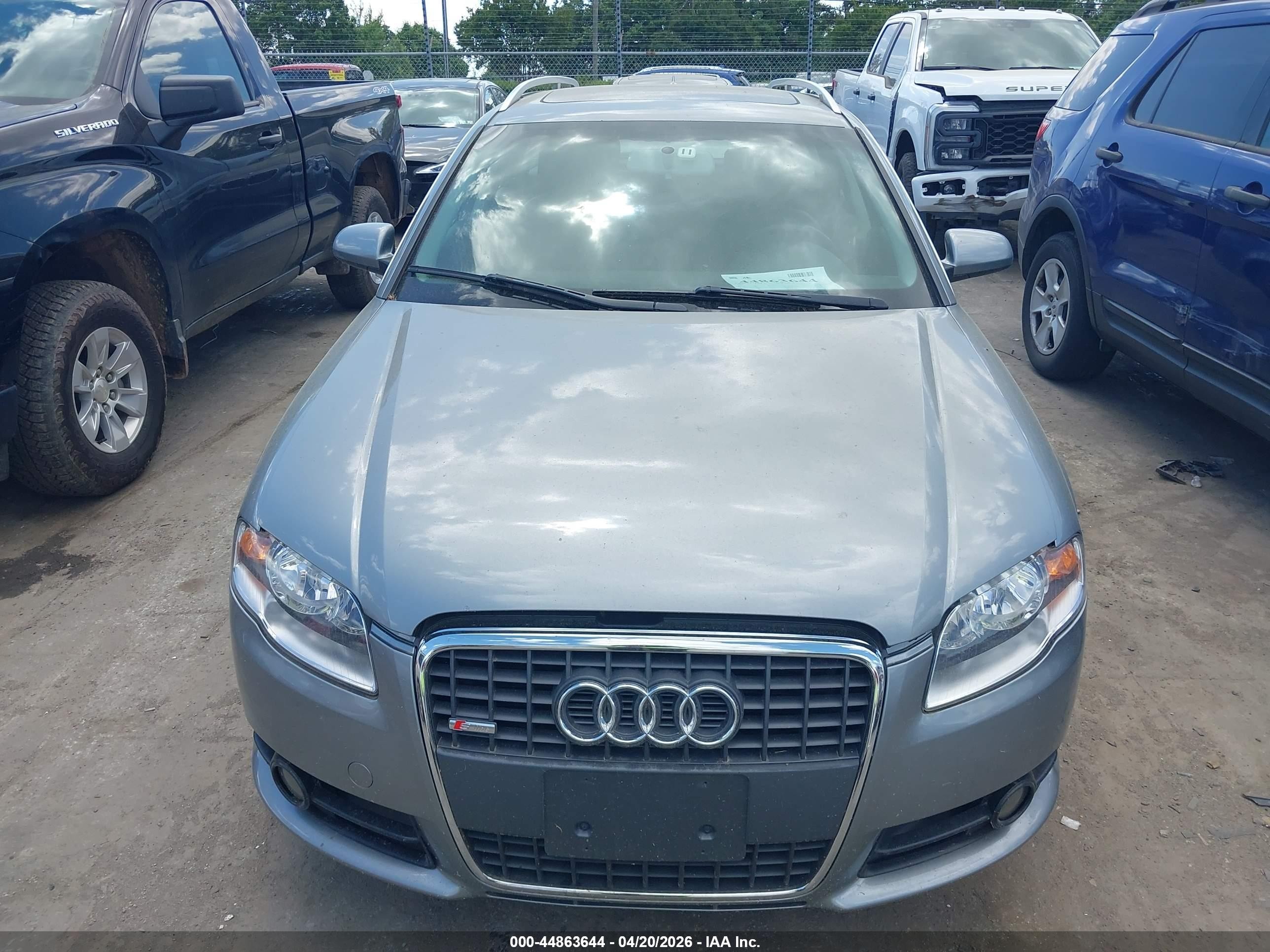 2008 Audi A4   Silver vin: WAUKF78E28A167690