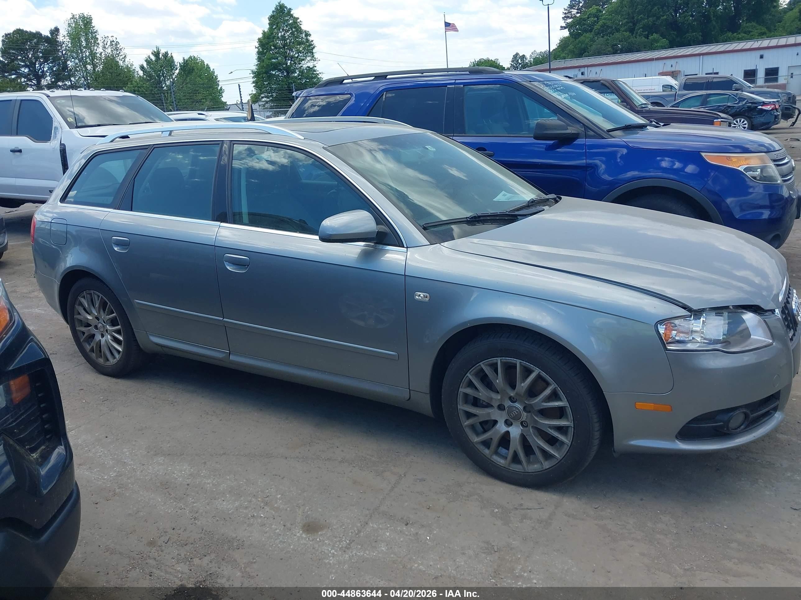2008 Audi A4   Silver vin: WAUKF78E28A167690