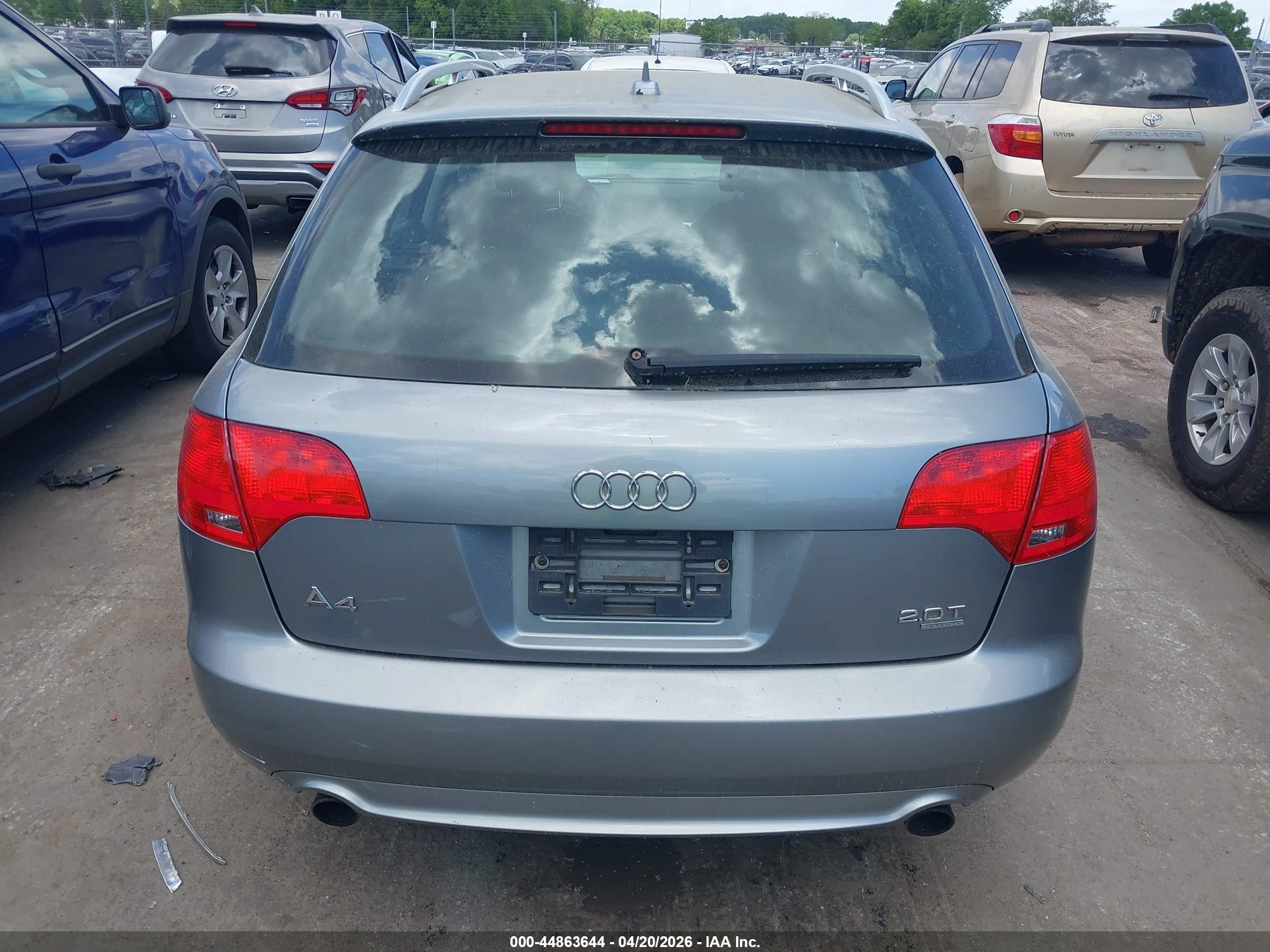 2008 Audi A4   Silver vin: WAUKF78E28A167690