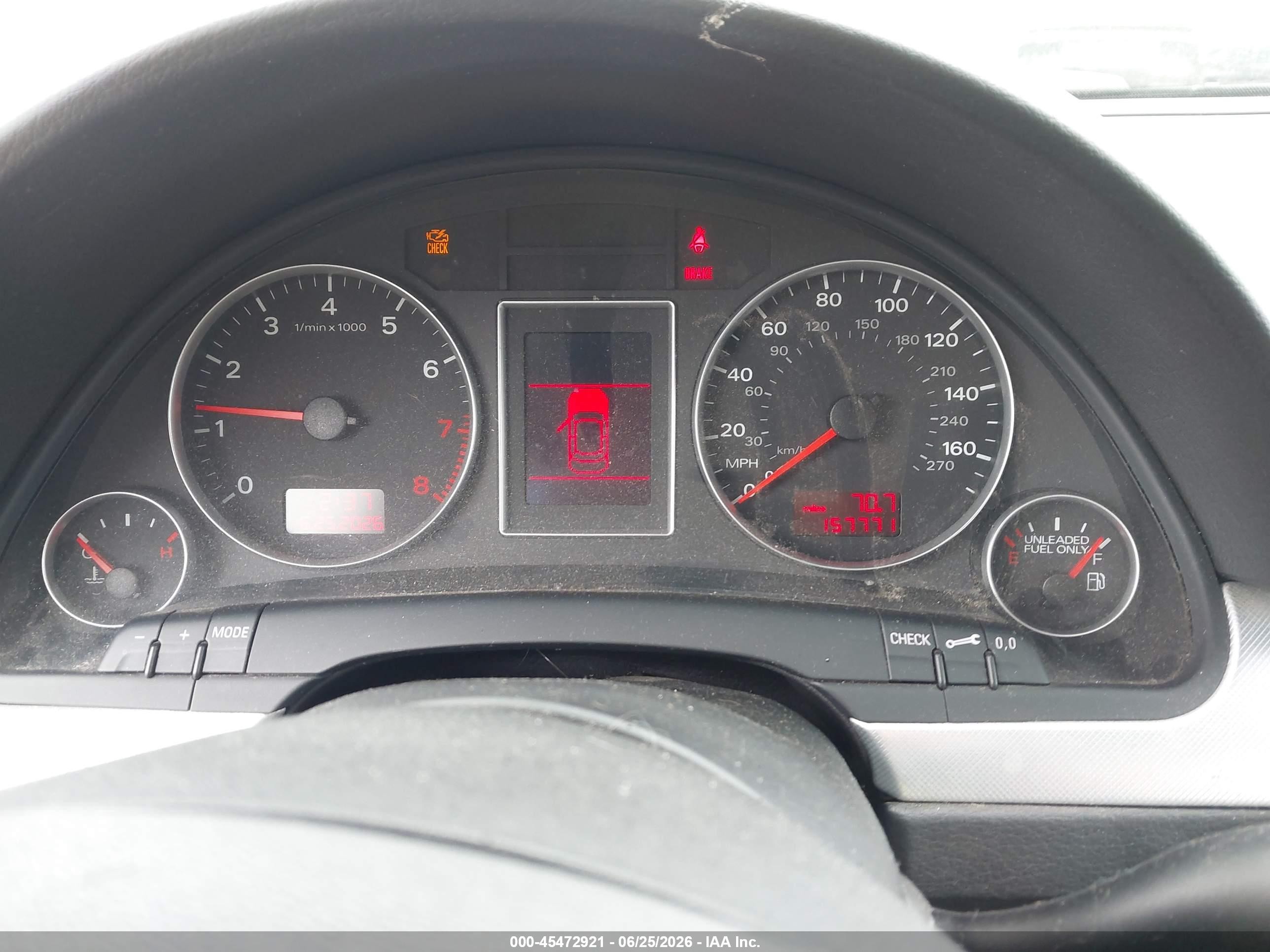 2006 Audi A4 2.0t Avant Silver vin: WAUKF78E46A258196