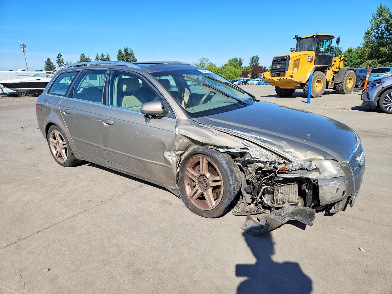 2007 Audi A4 2.0t Avant Quattro Gold vin: WAUKF78E57A231624