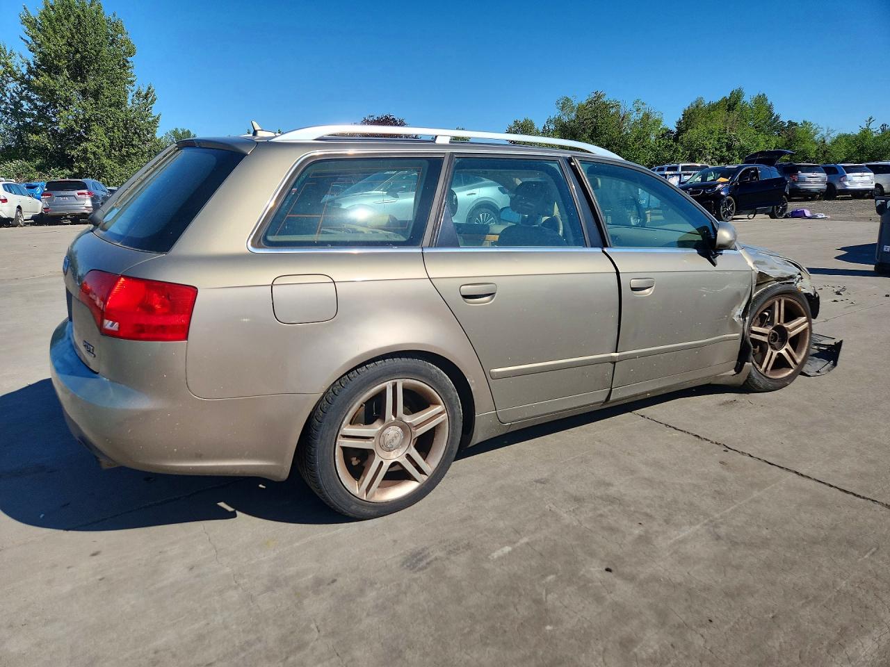 2007 Audi A4 2.0t Avant Quattro Gold vin: WAUKF78E57A231624