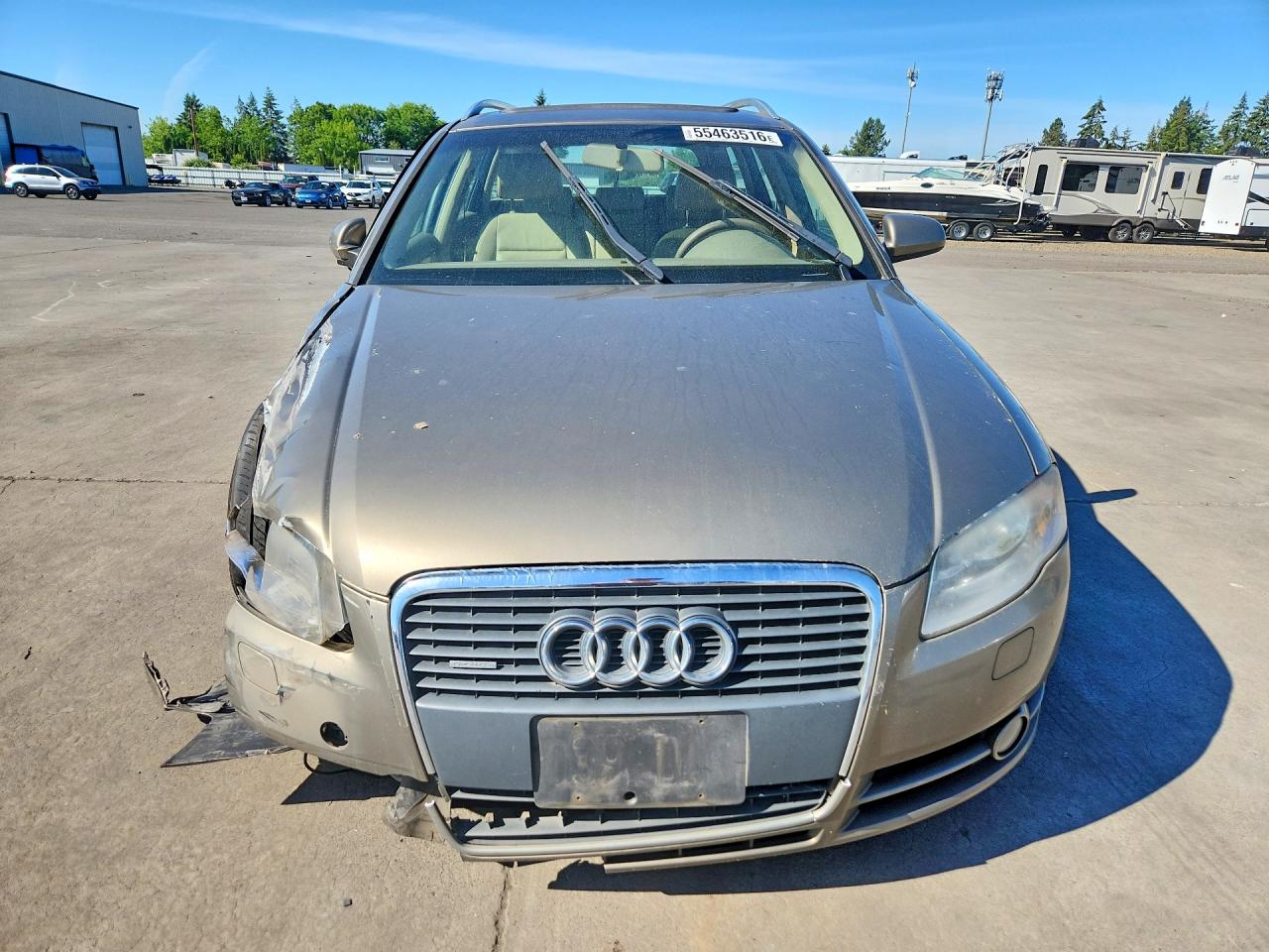 2007 Audi A4 2.0t Avant Quattro Gold vin: WAUKF78E57A231624