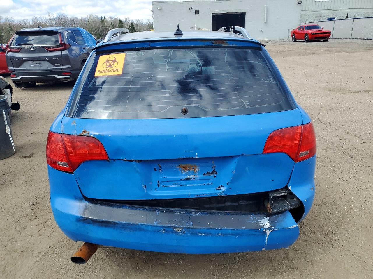 2007 Audi A4 2.0t Avant Quattro Blue vin: WAUKF78E57A257916