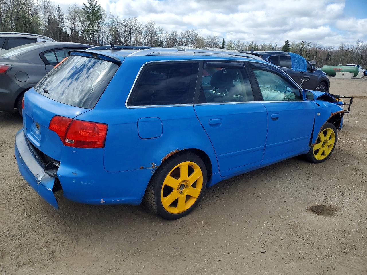 2007 Audi A4 2.0t Avant Quattro Blue vin: WAUKF78E57A257916