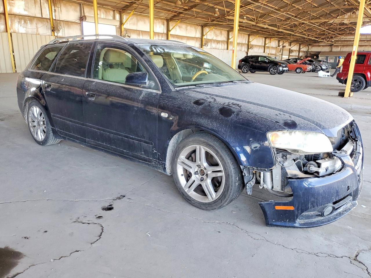 2008 Audi A4 2.0t Avant Quattro Blue vin: WAUKF78E68A159432