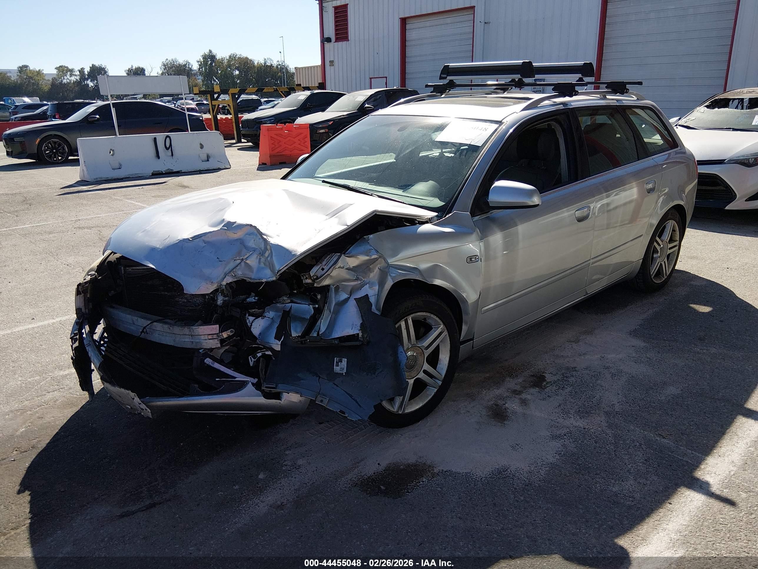 2007 Audi A4 2.0t Avant Silver vin: WAUKF78E97A136533