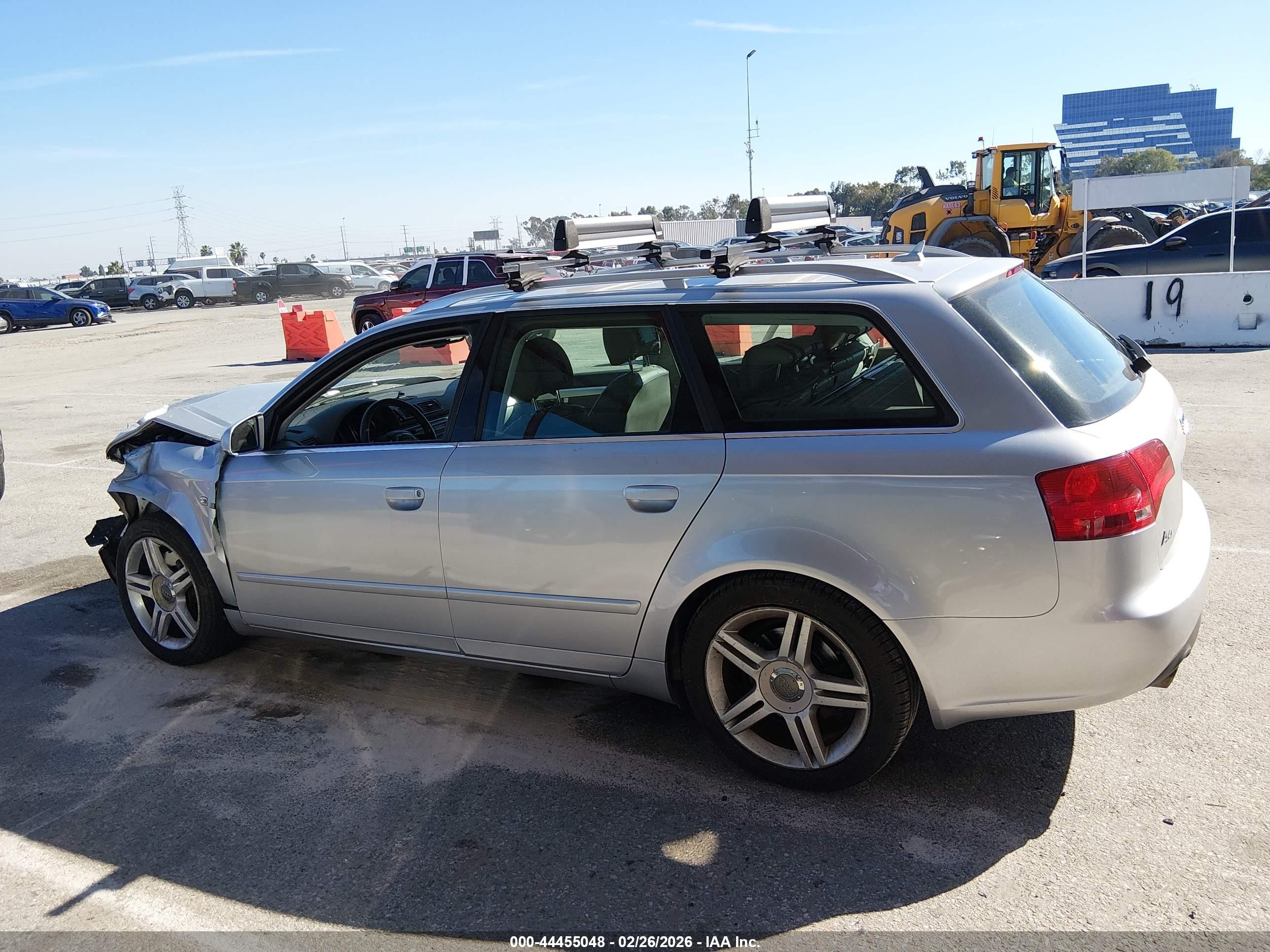 2007 Audi A4 2.0t Avant Silver vin: WAUKF78E97A136533