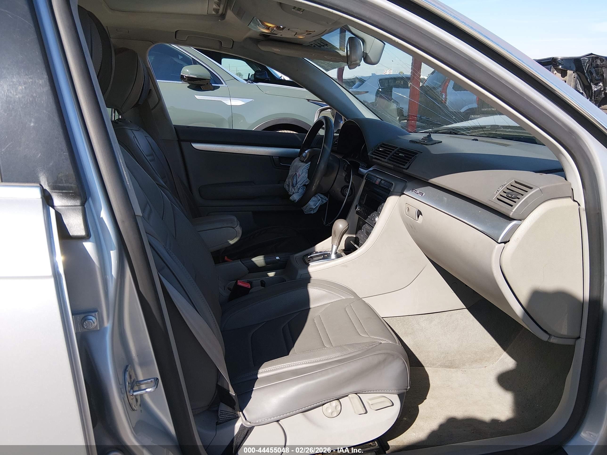 2007 Audi A4 2.0t Avant Silver vin: WAUKF78E97A136533