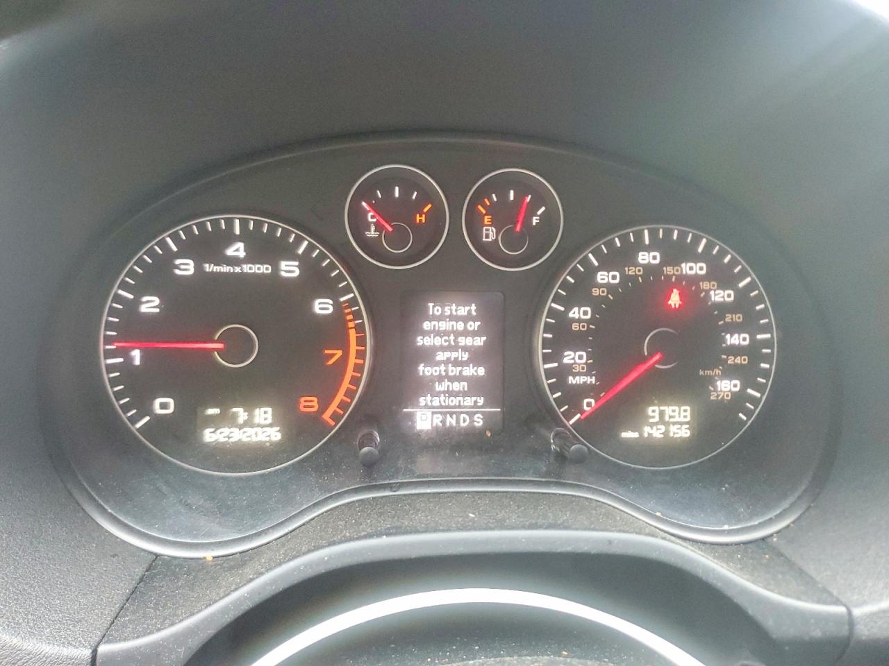 2009 Audi A3 2.0t Quattro Charcoal vin: WAUKF78P09A022585