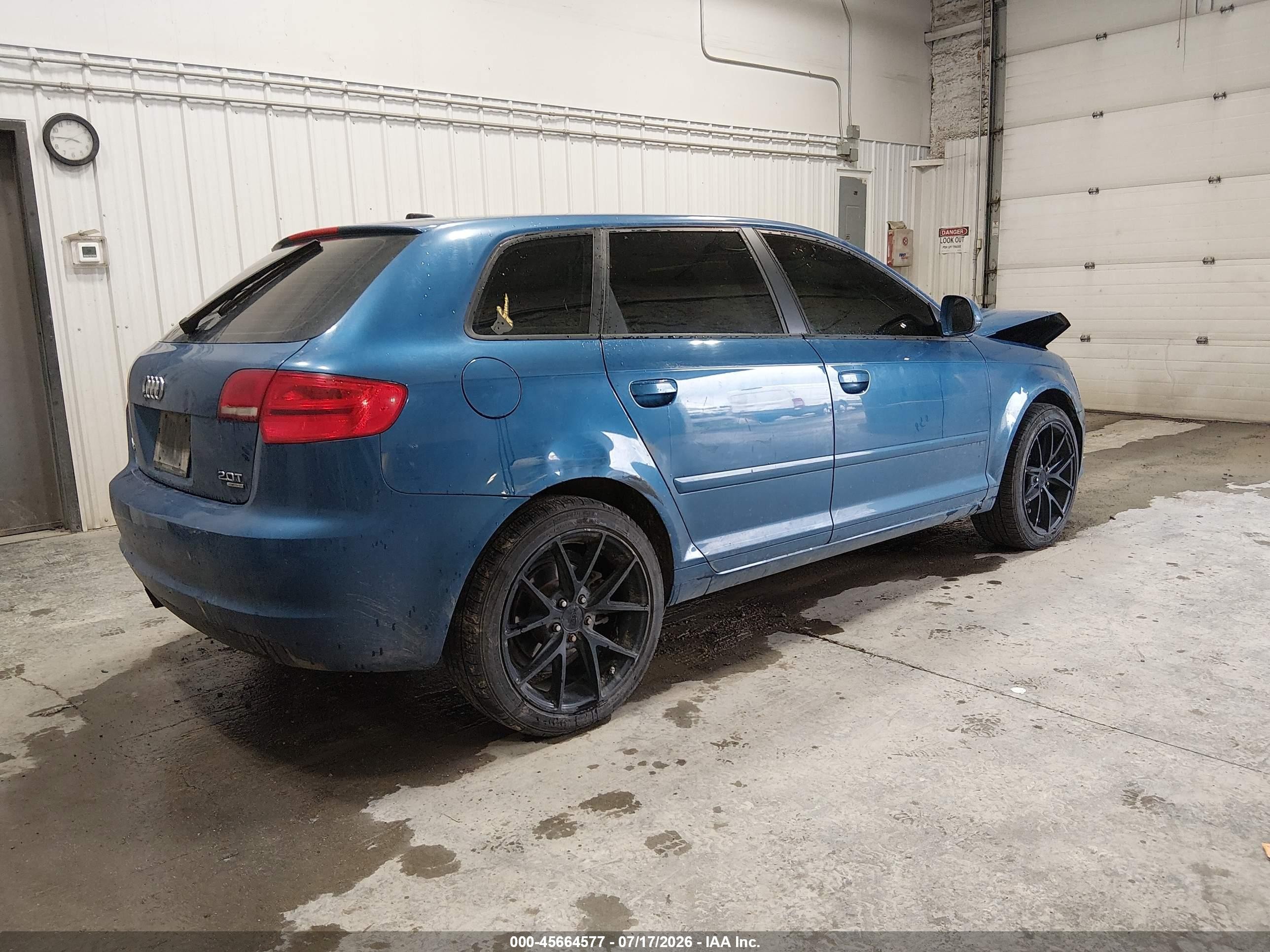 2009 Audi A3 2.0t Blue vin: WAUKF78P19A112327
