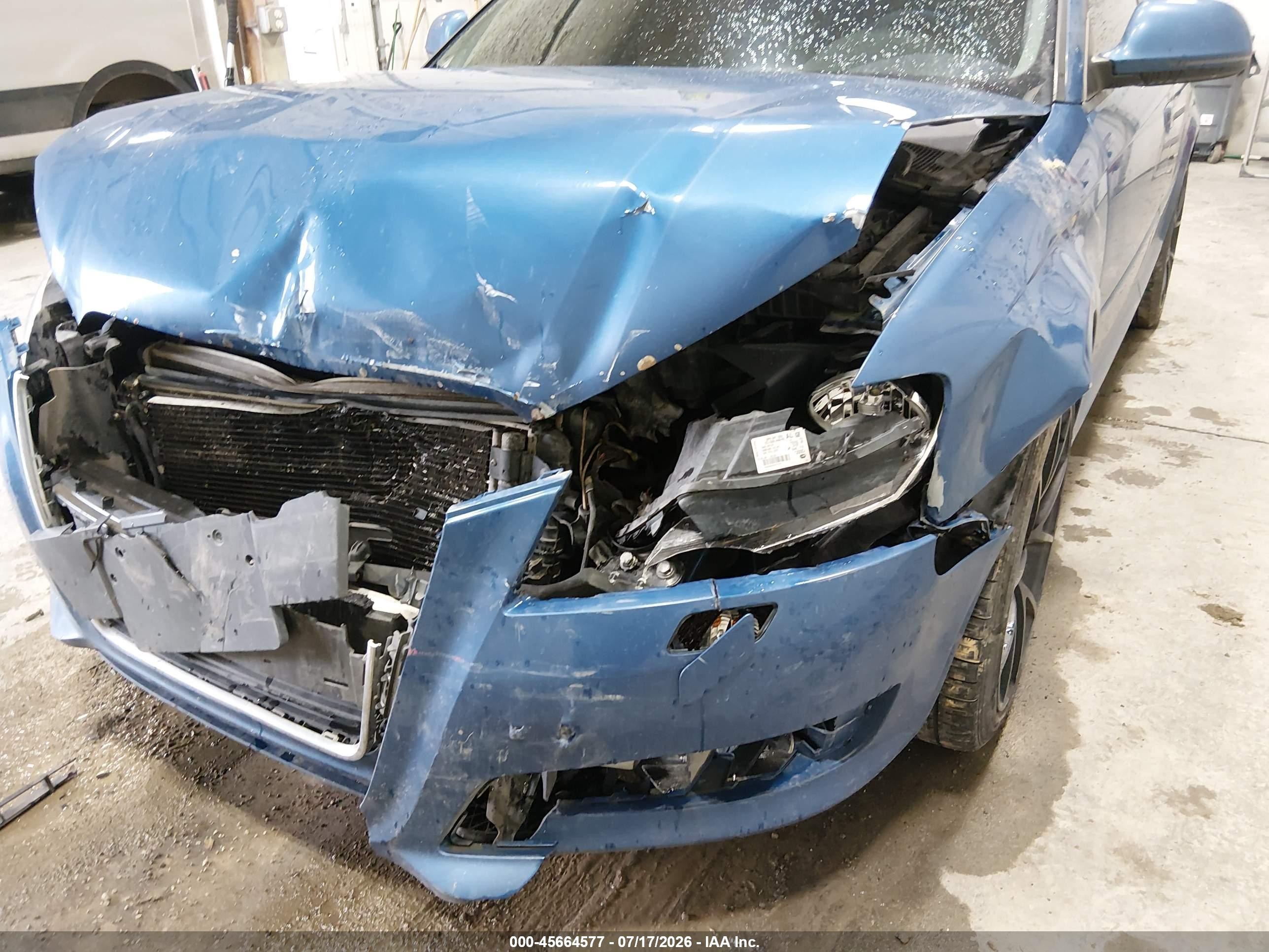 2009 Audi A3 2.0t Blue vin: WAUKF78P19A112327