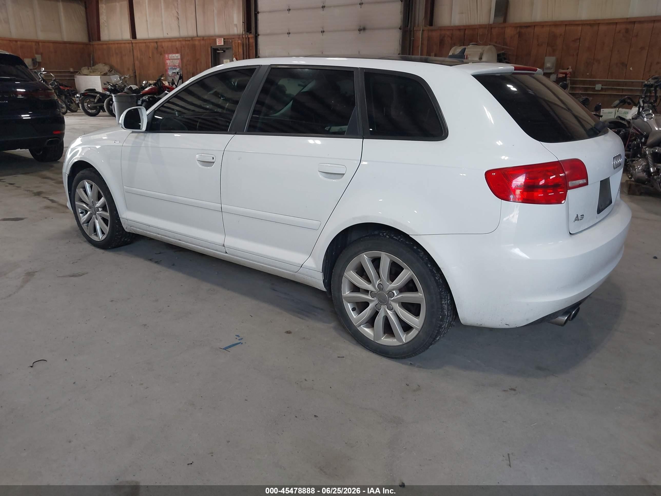 2009 Audi A3 2.0t White vin: WAUKF78P69A079180