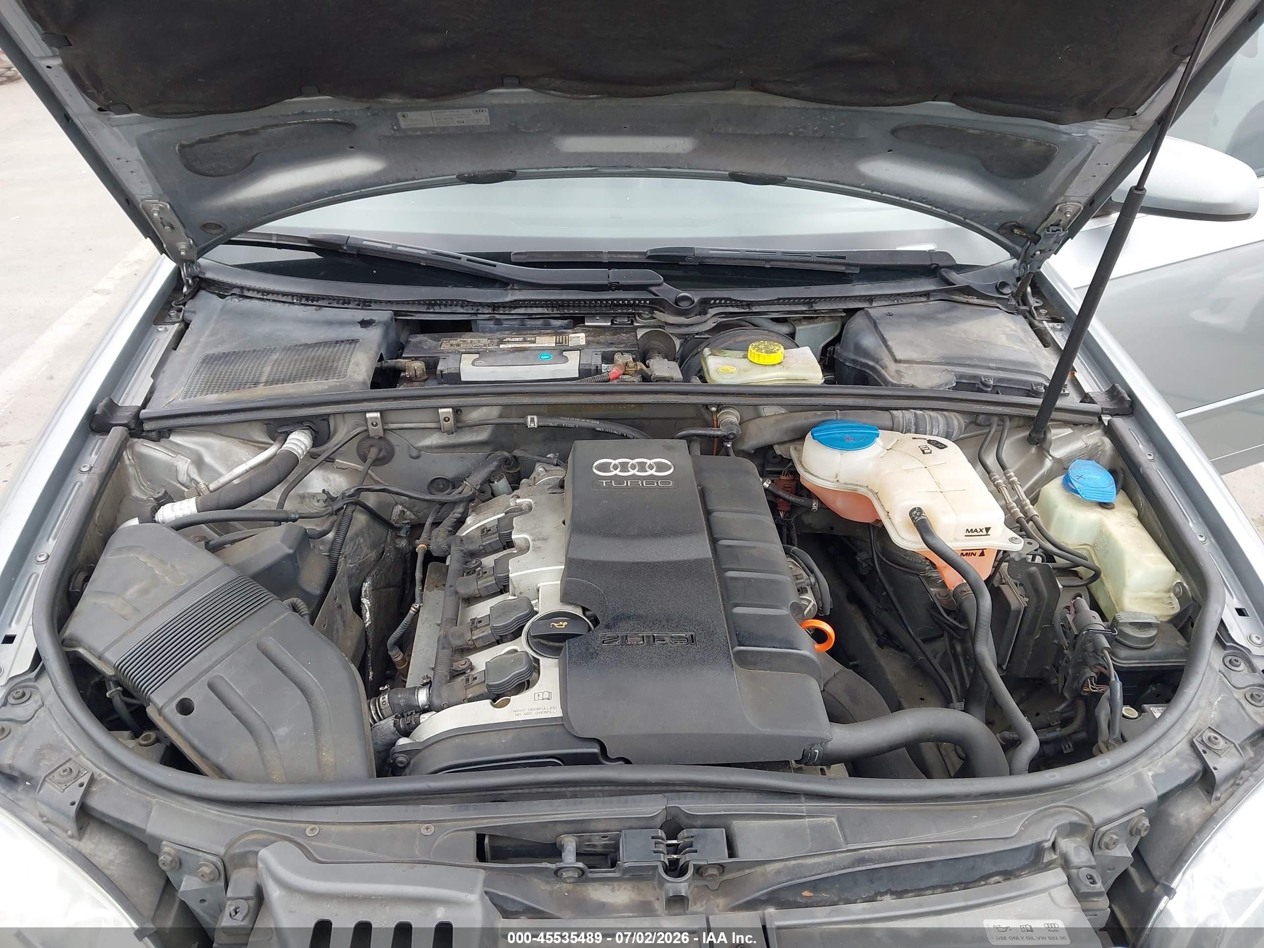 2006 Audi A4 2.0t Avant Gray vin: WAUKF98E16A031026