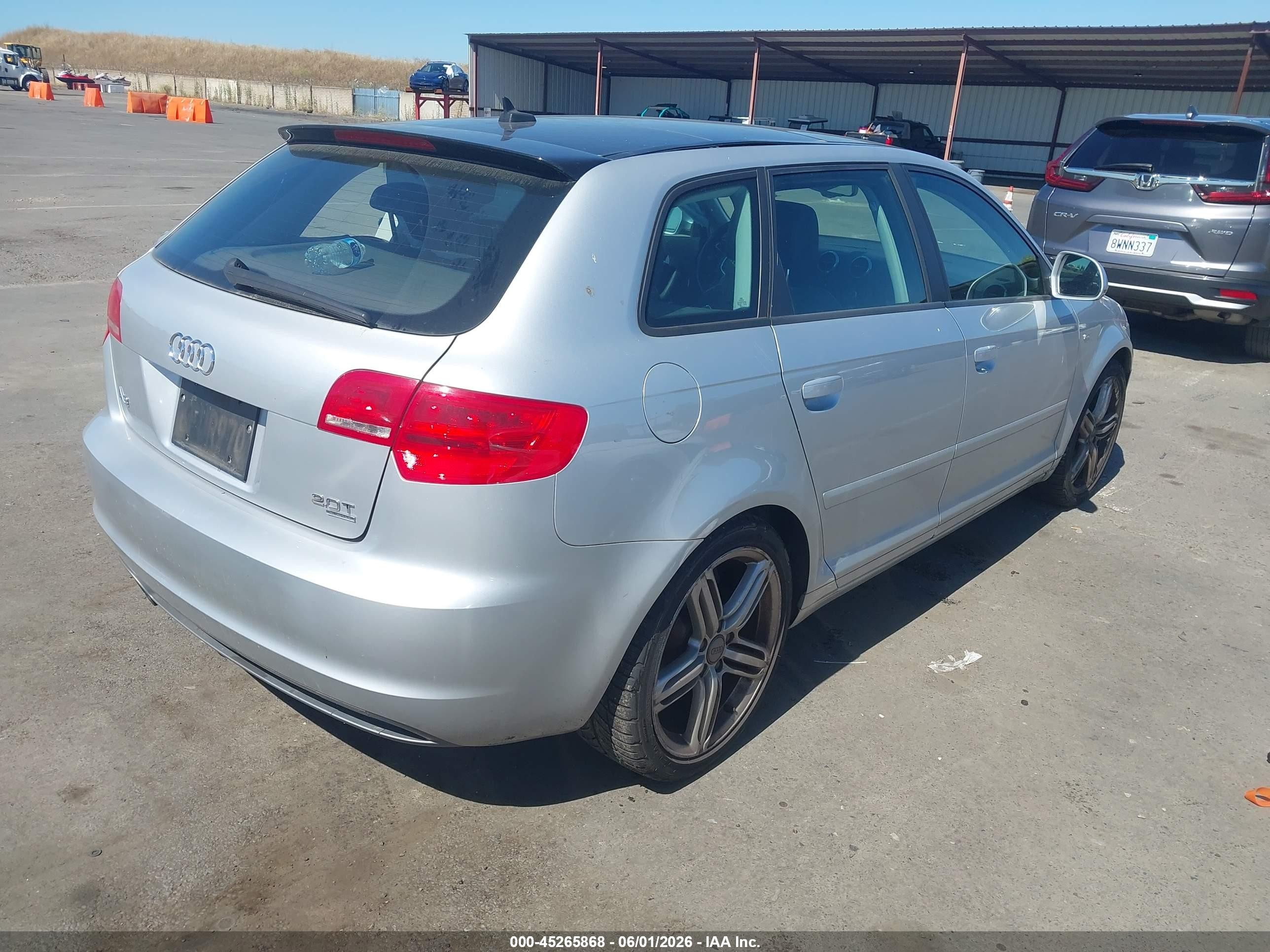 2009 Audi A3 2.0t Silver vin: WAUKF98P39A070643