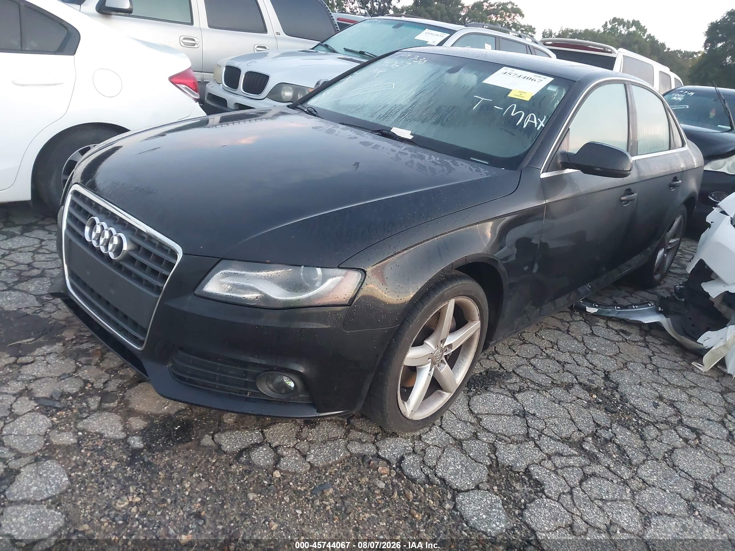 2011 Audi A4 2.0t Premium Black vin: WAUKFAFL4BN055018