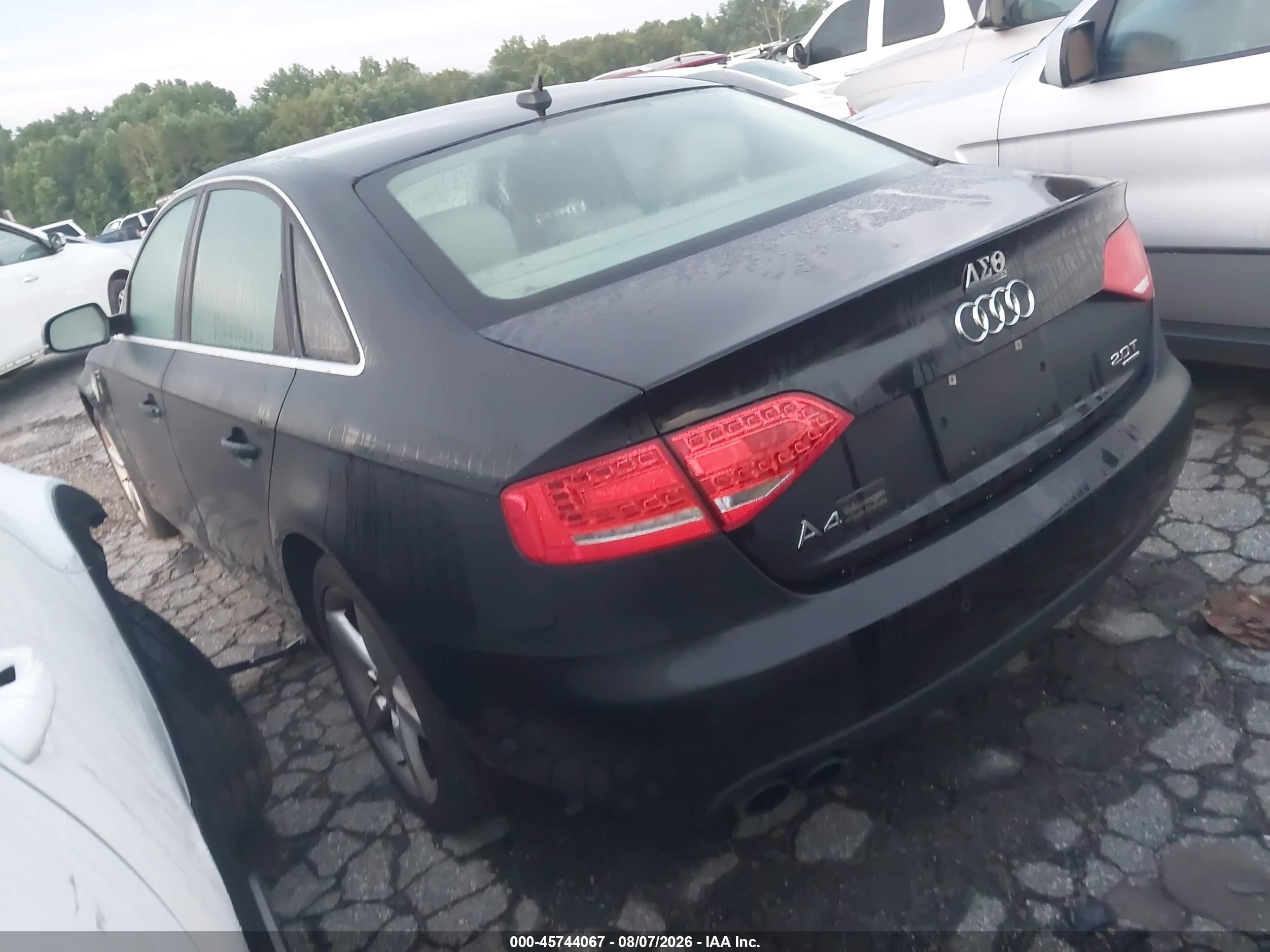 2011 Audi A4 2.0t Premium Black vin: WAUKFAFL4BN055018