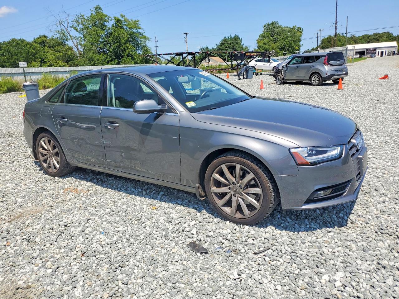 2013 Audi A4 Prestige Charcoal vin: WAUKFAFL5DN037713