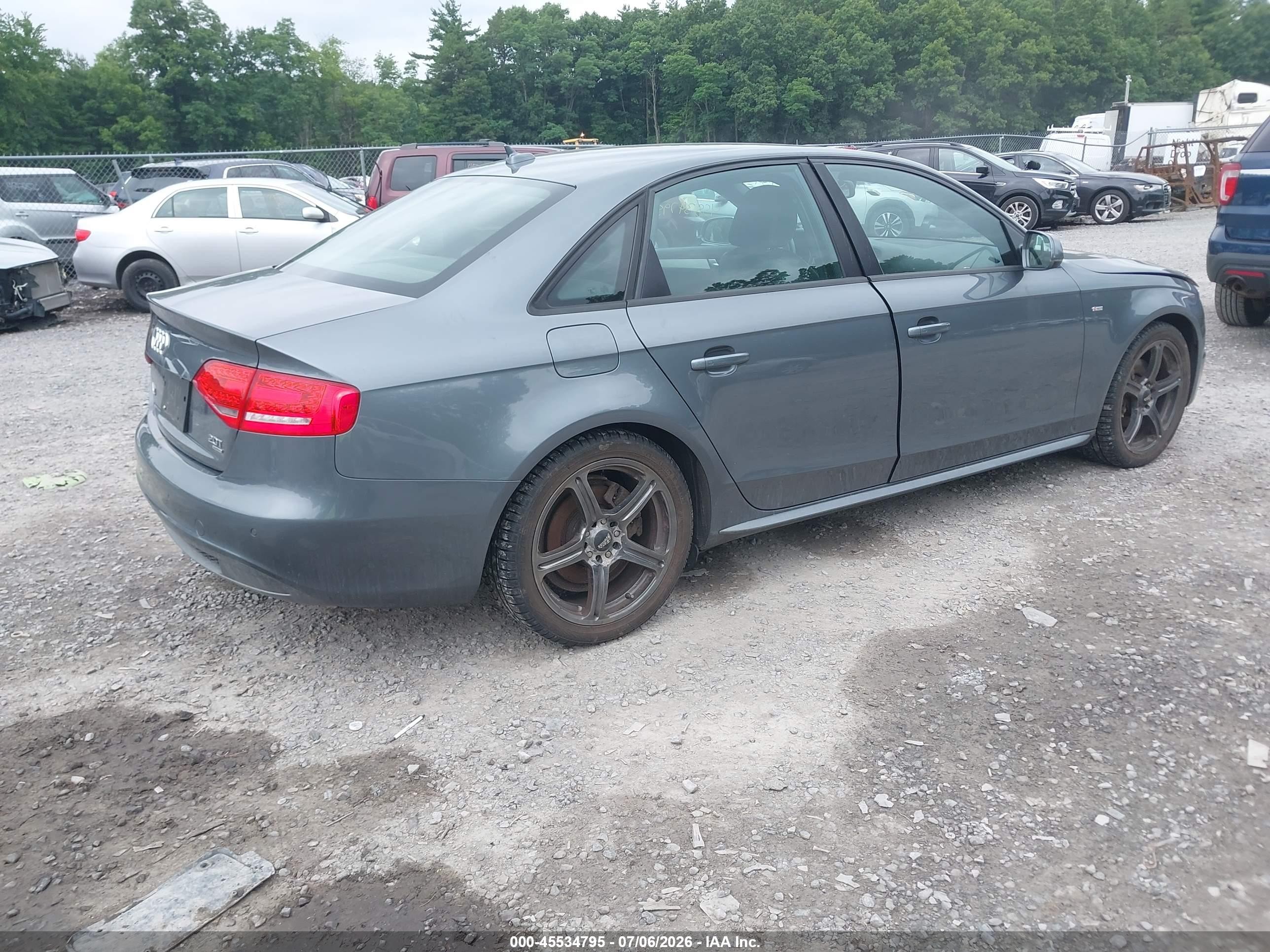 2012 Audi A4 2.0t Prestige Gray vin: WAUKFAFL6CA097859