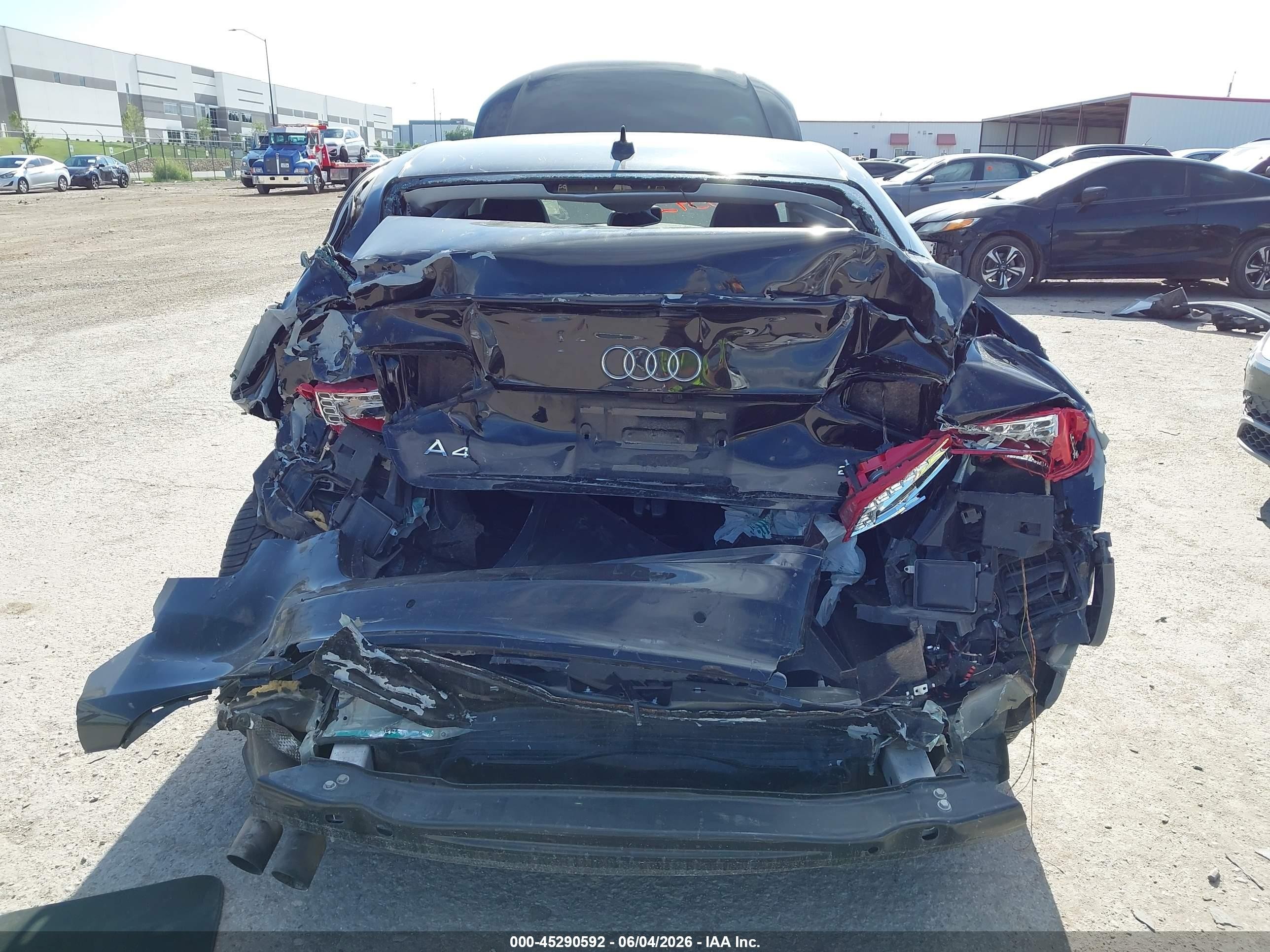 2012 Audi A4 2.0t Premium Black vin: WAUKFAFL7CN017784