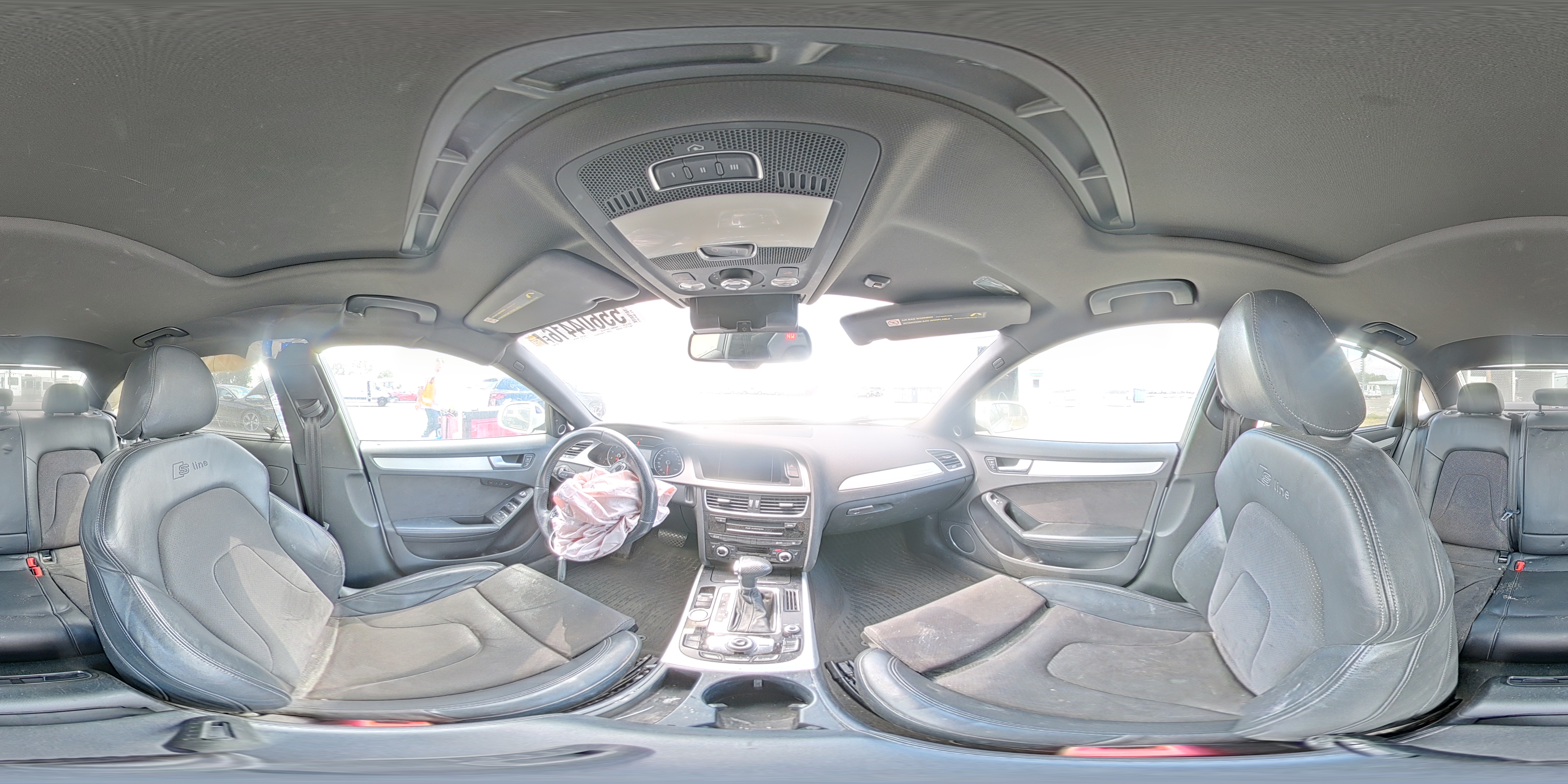 2014 Audi A4 Prestige White vin: WAUKFAFL9EN020799