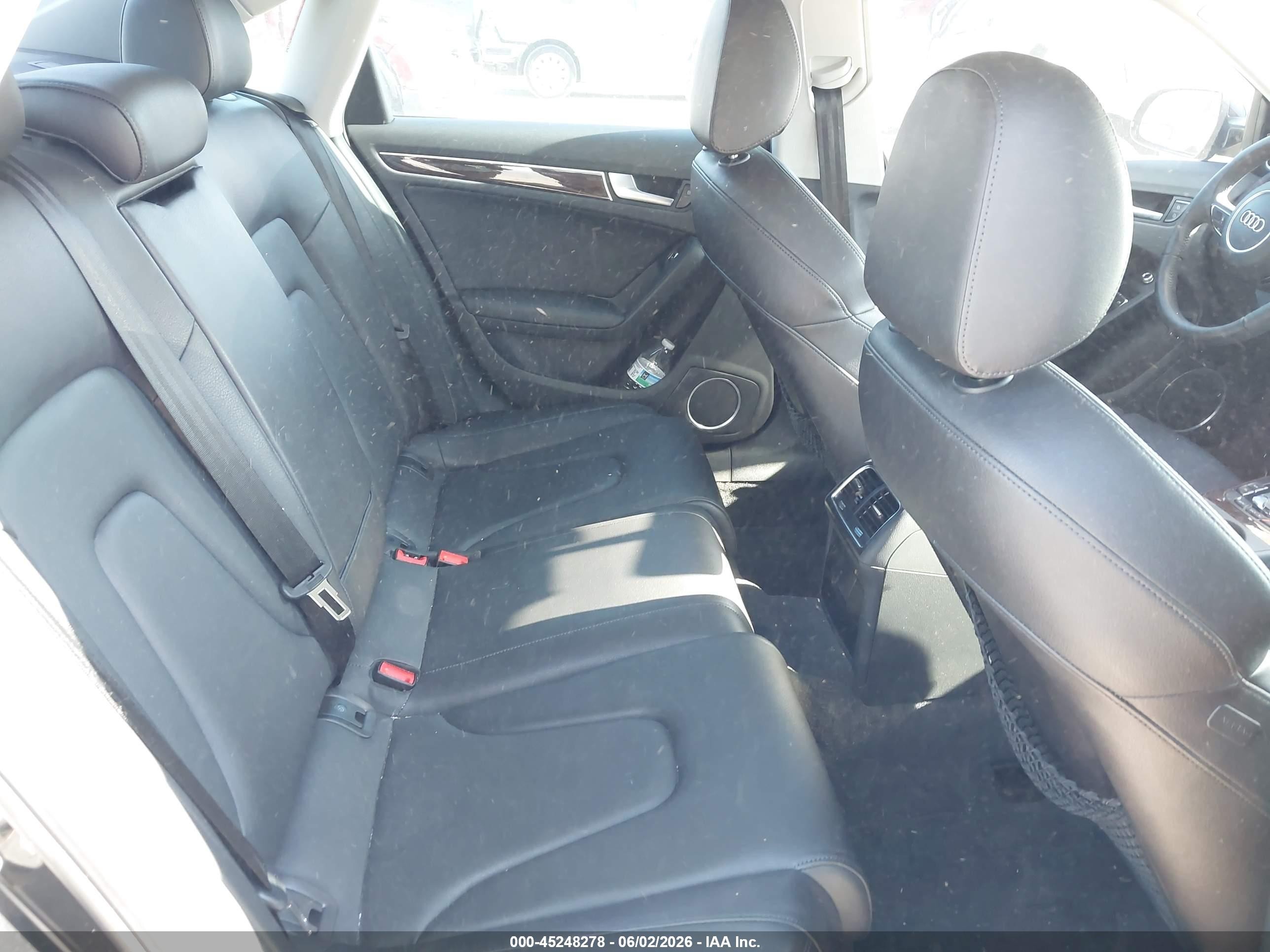 2013 Audi A4 2.0t Premium Black vin: WAUKFBFL5DN041654