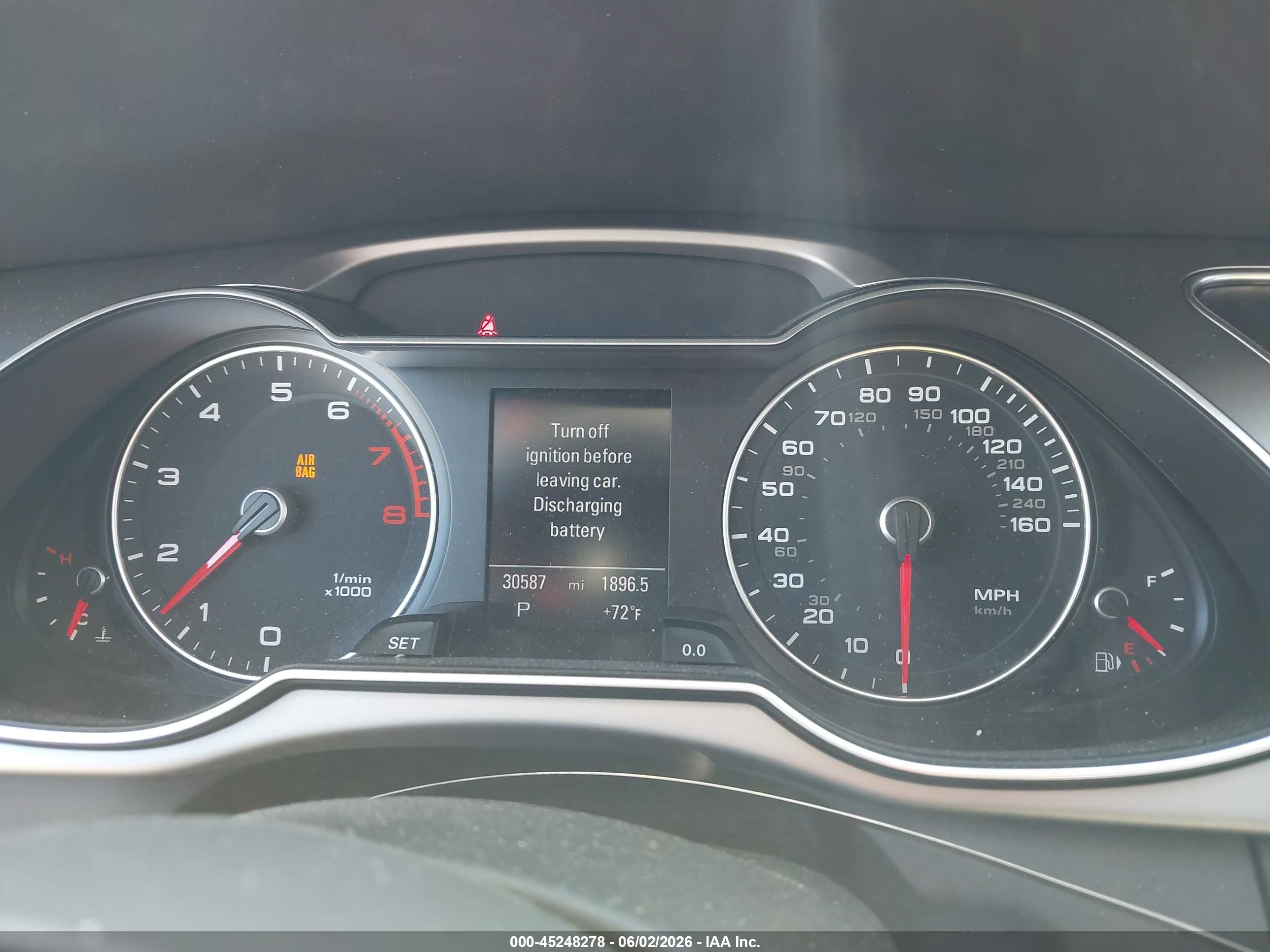 2013 Audi A4 2.0t Premium Black vin: WAUKFBFL5DN041654