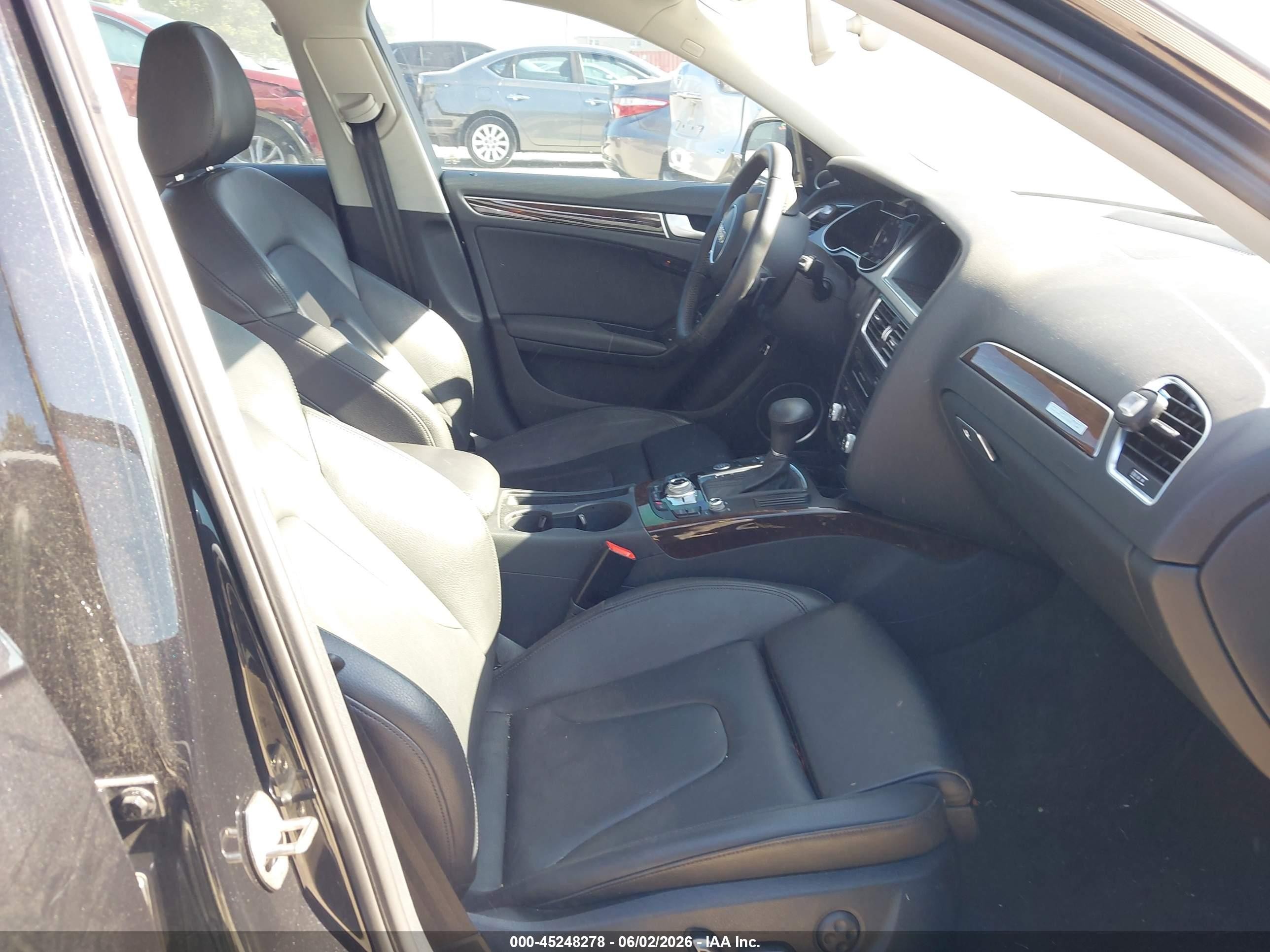 2013 Audi A4 2.0t Premium Black vin: WAUKFBFL5DN041654