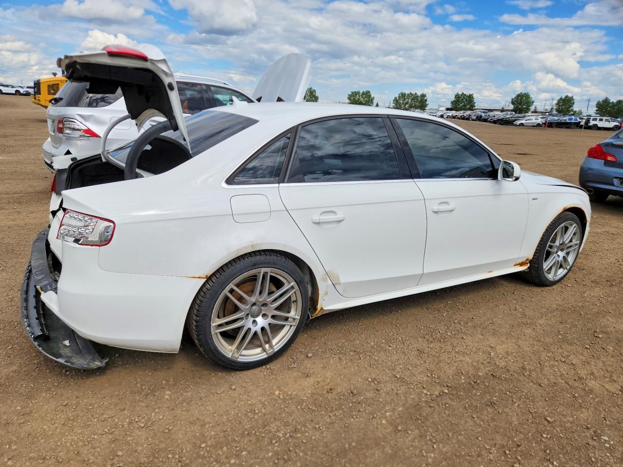 2011 Audi A4 Prestige White vin: WAUKFCFL0BA108901
