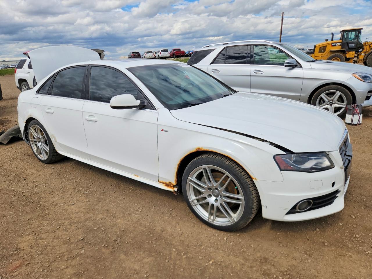 2011 Audi A4 Prestige White vin: WAUKFCFL0BA108901
