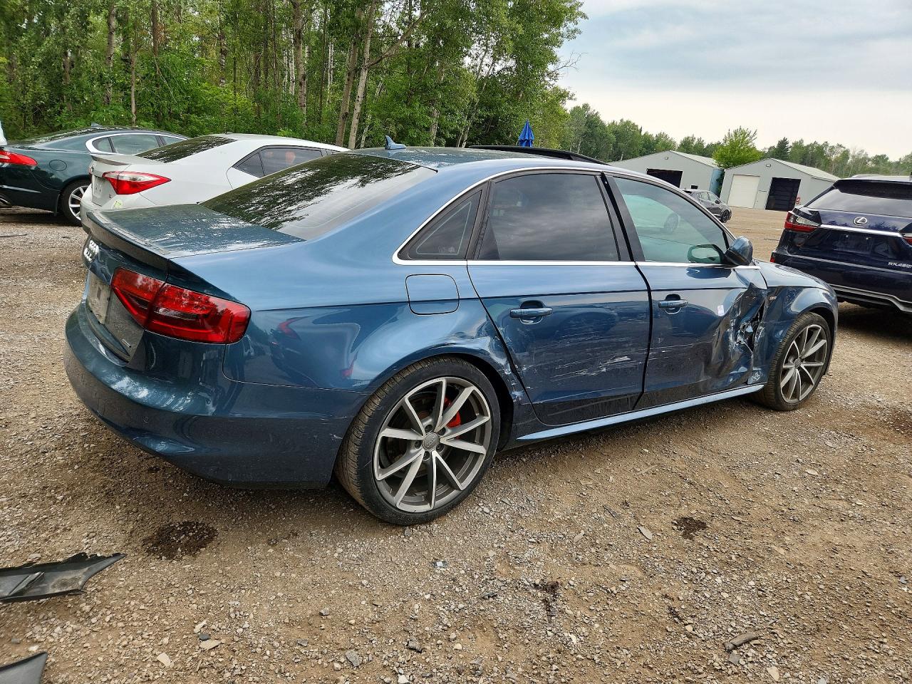 2015 Audi A4 Prestige Blue vin: WAUKFCFL7FN010558